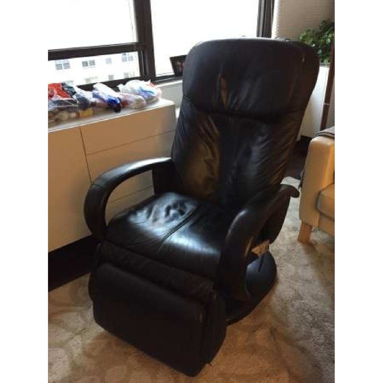 Human Touch Robotic Massaging Chair/Recliner in Black - image-2