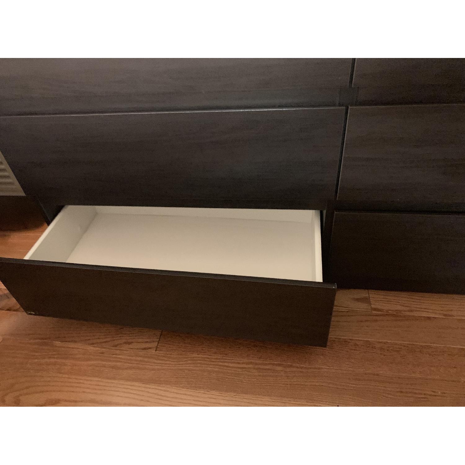 Ikea Kullen 6Drawer Dresser in BlackBrown AptDeco