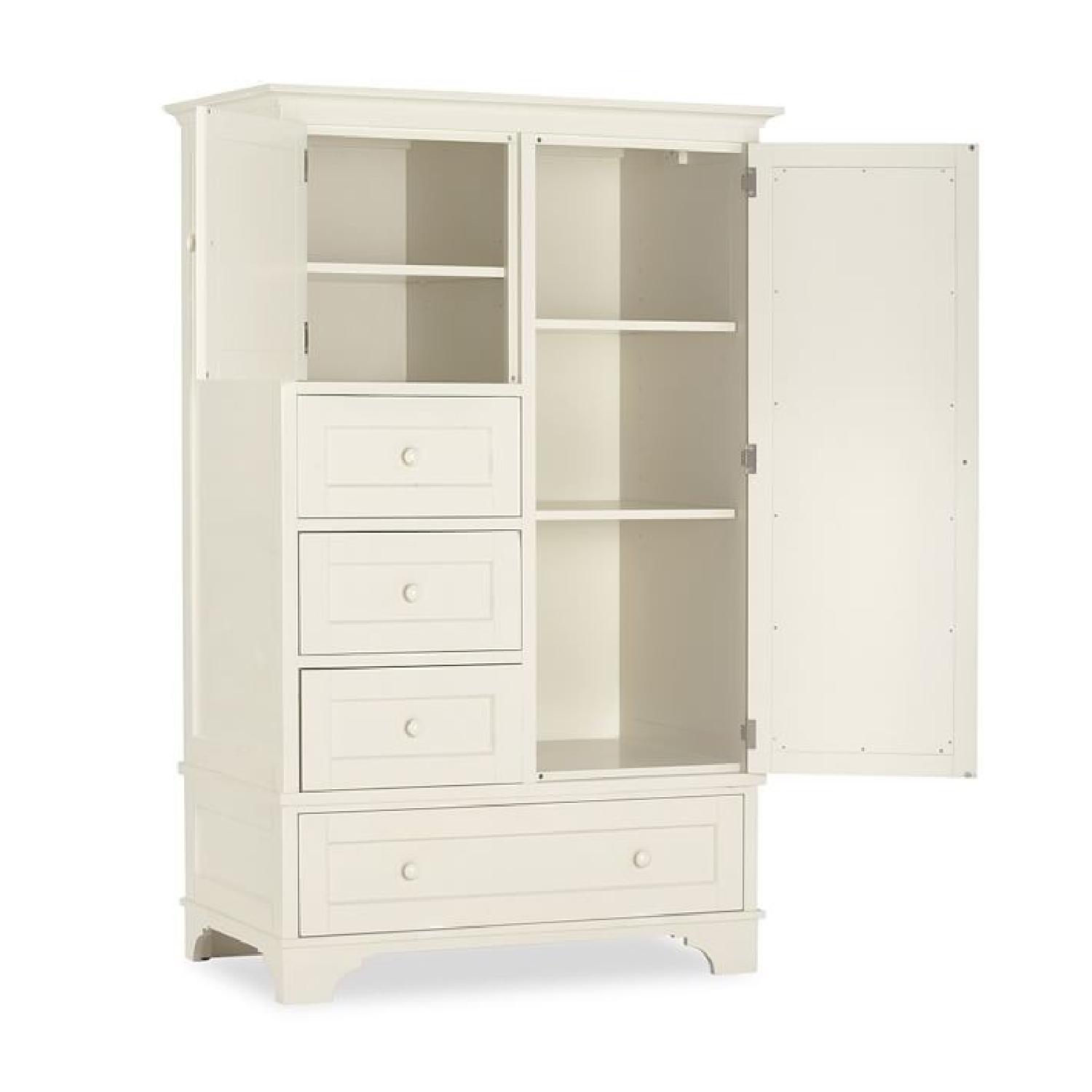 Pottery Barn Cynthia Off-White Wardrobe - image-6