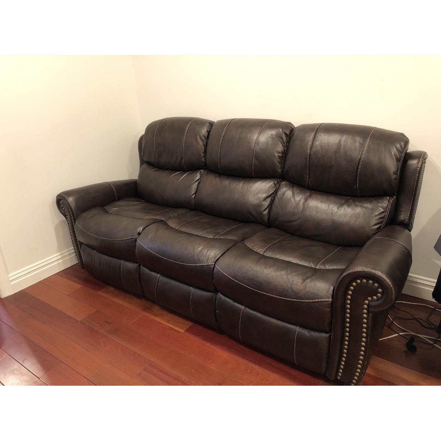 Bob's Lannister Dual Power Reclining Sofa - image-3