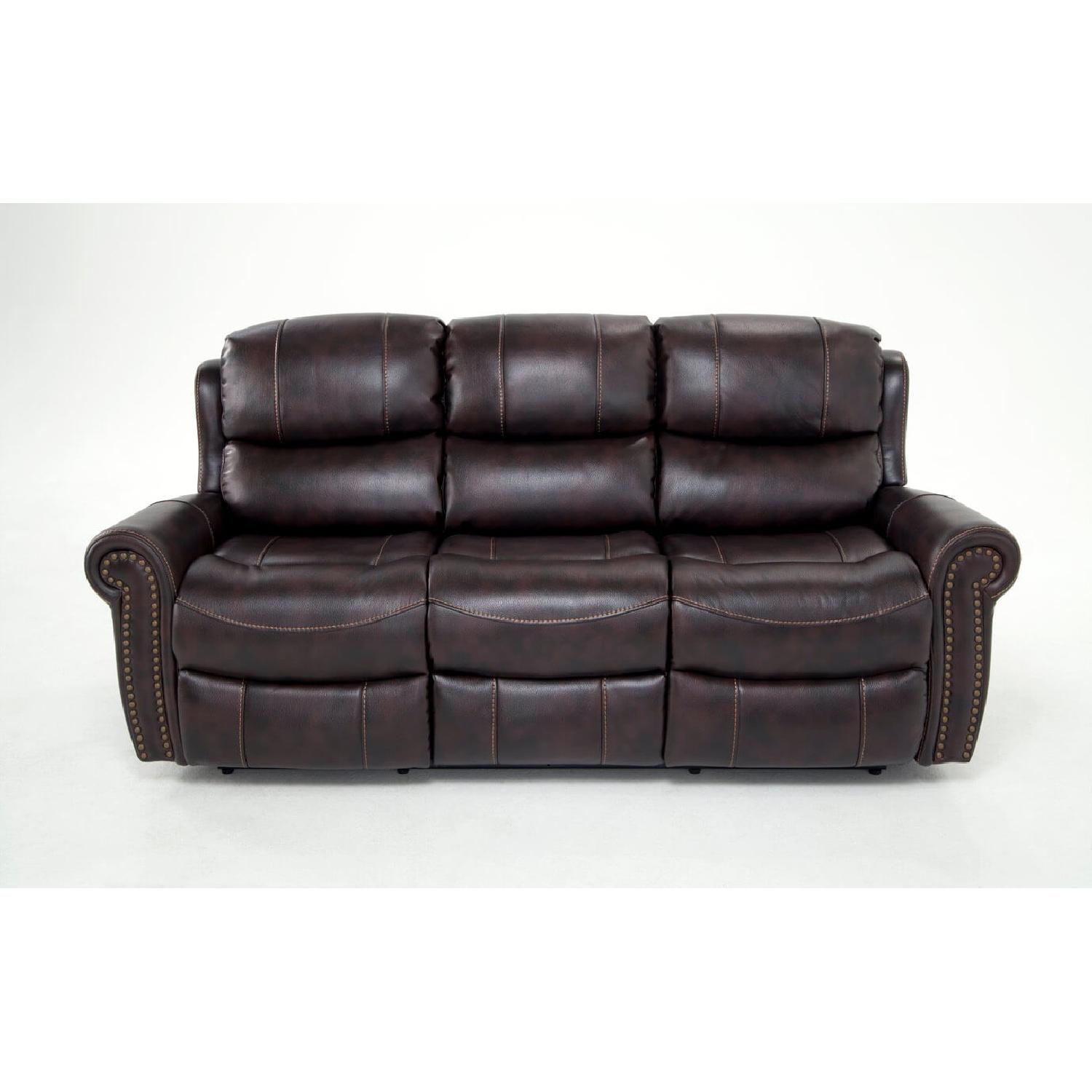Bob's Lannister Dual Power Reclining Sofa - image-4