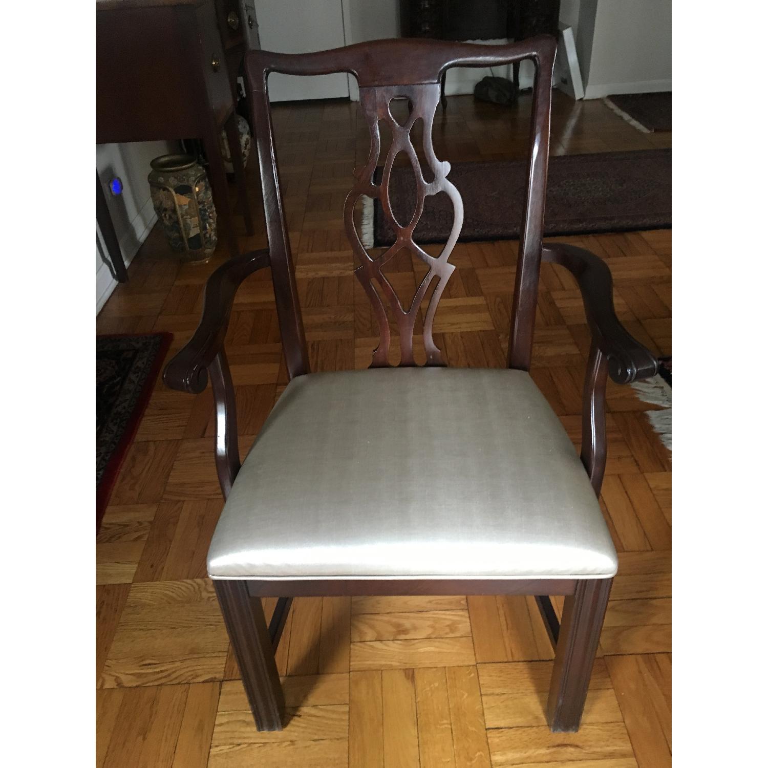 Solid Mahogany Dining Chairs - image-1