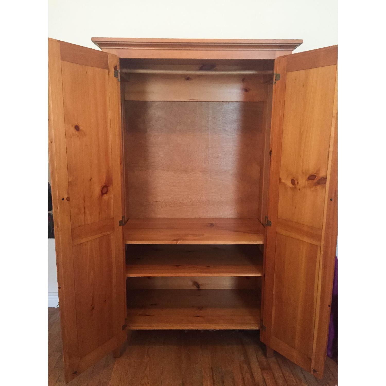 Solid Oak Armoire - image-2