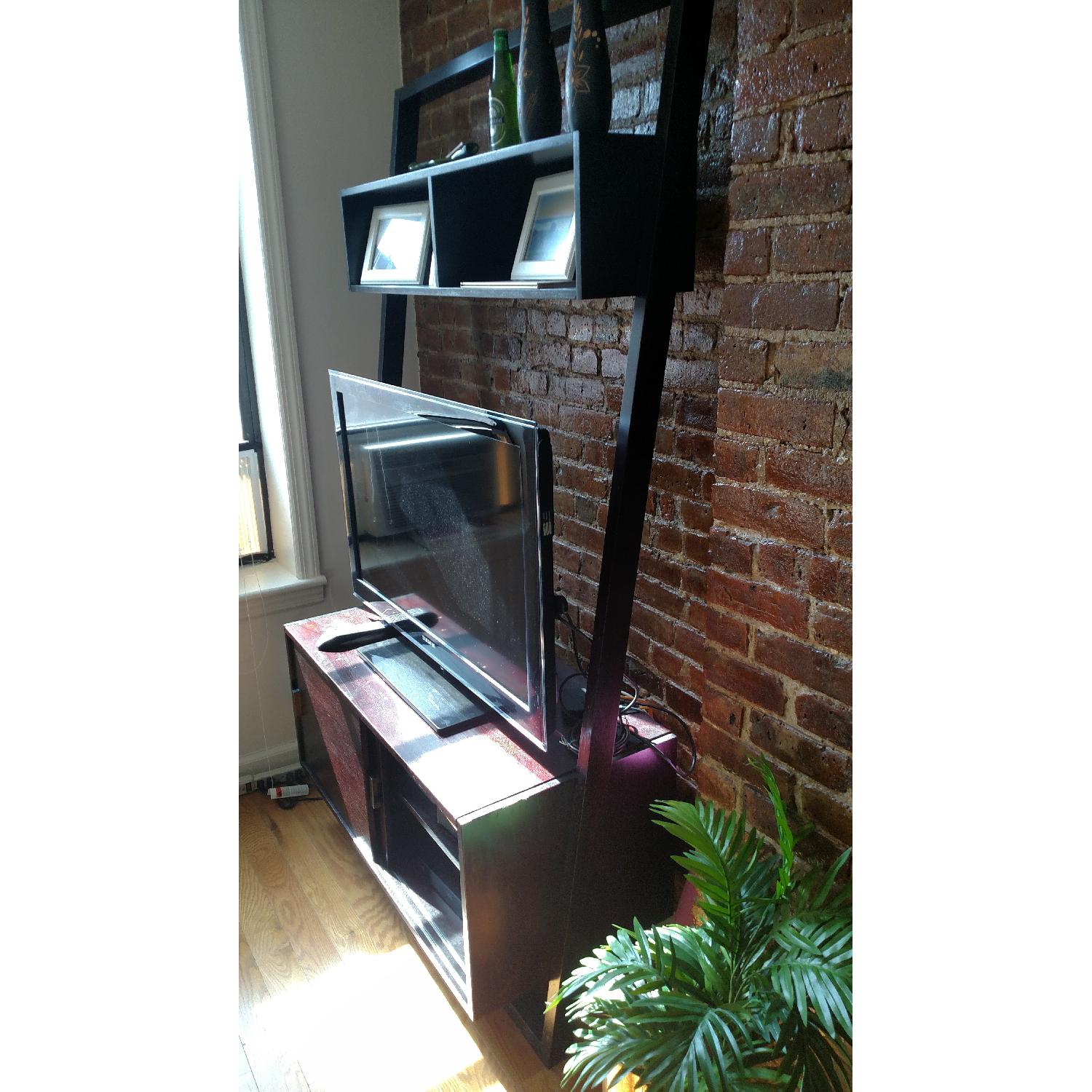 Crate & Barrel TV Stand & Shelf - image-1