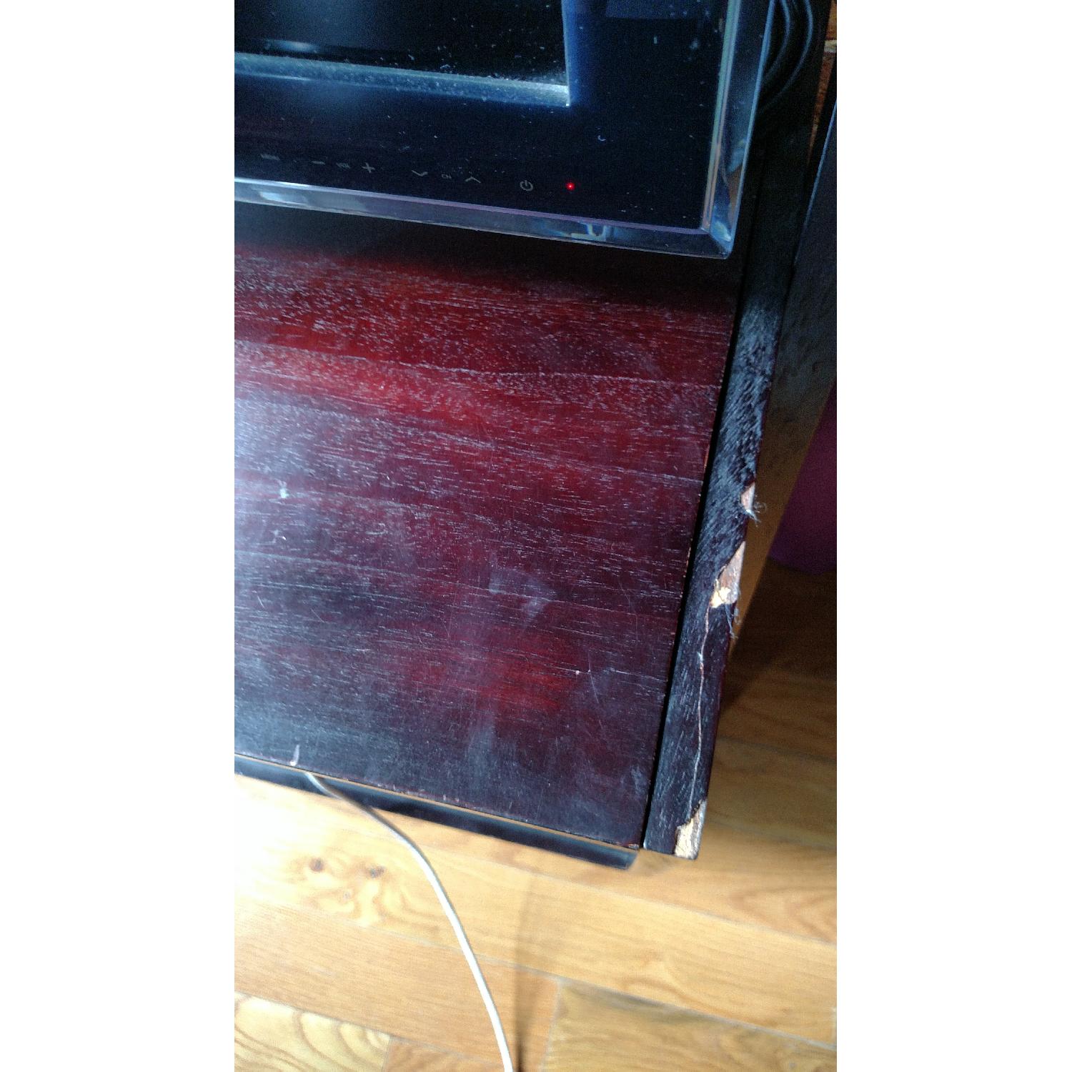 Crate & Barrel TV Stand & Shelf - image-4