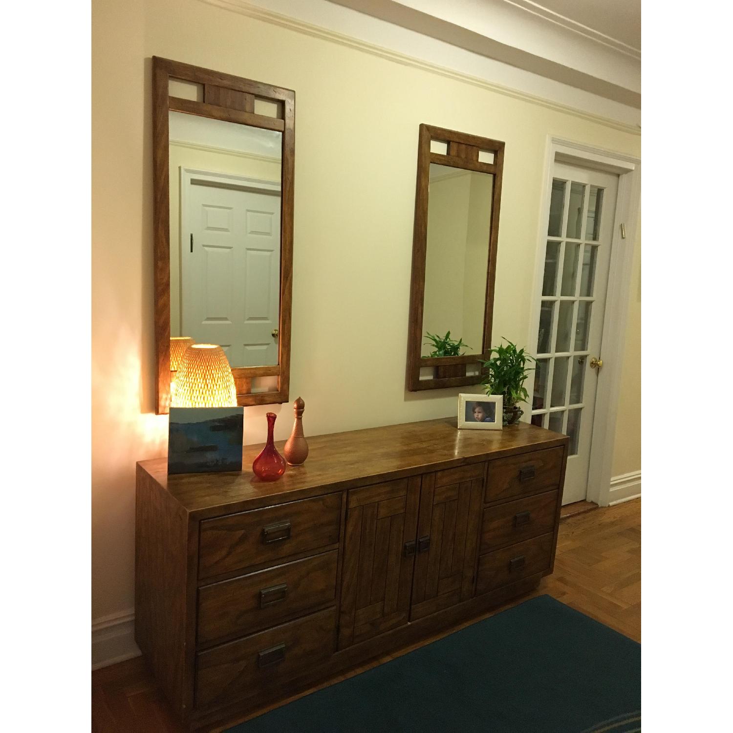 Drexel Sideboard w/ Matching Mirrors AptDeco