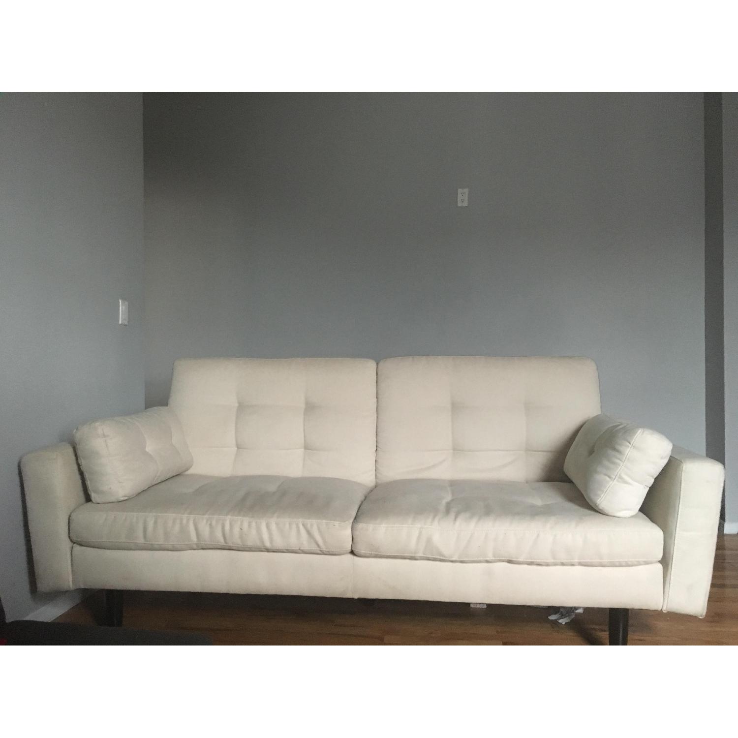 Dwell Studio White Couch - image-1