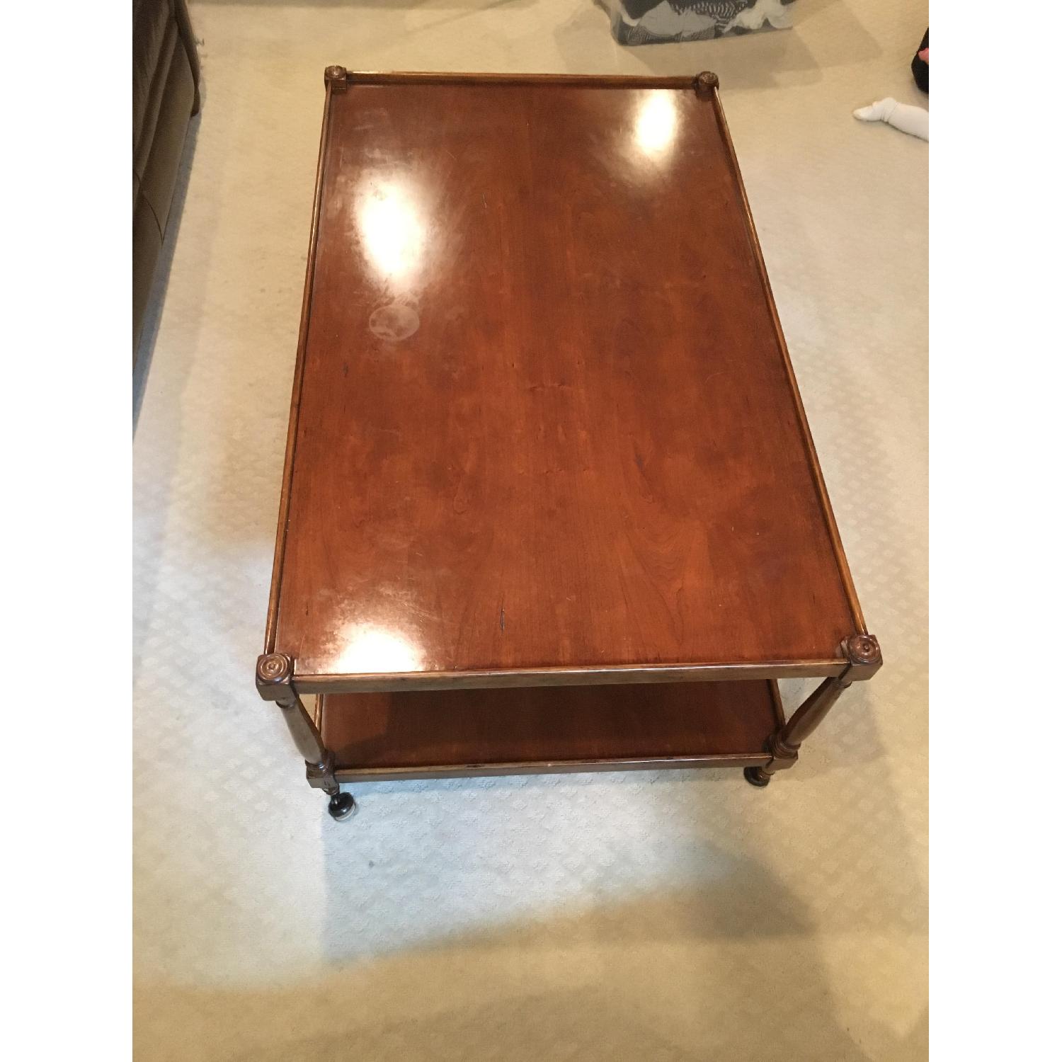 Random Harvest 2-Tiered Solid Wood Cocktail Table - image-3