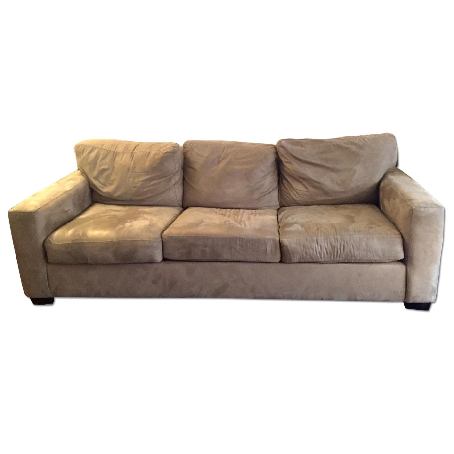 Microsuede Sleeper Sofa - AptDeco - Microsuede Sleeper Sofa - AptDeco