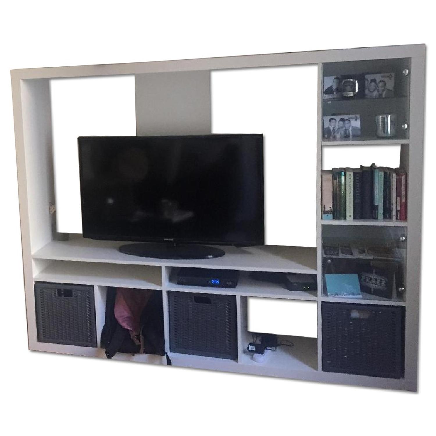 Ikea Media Center w/ Storage AptDeco