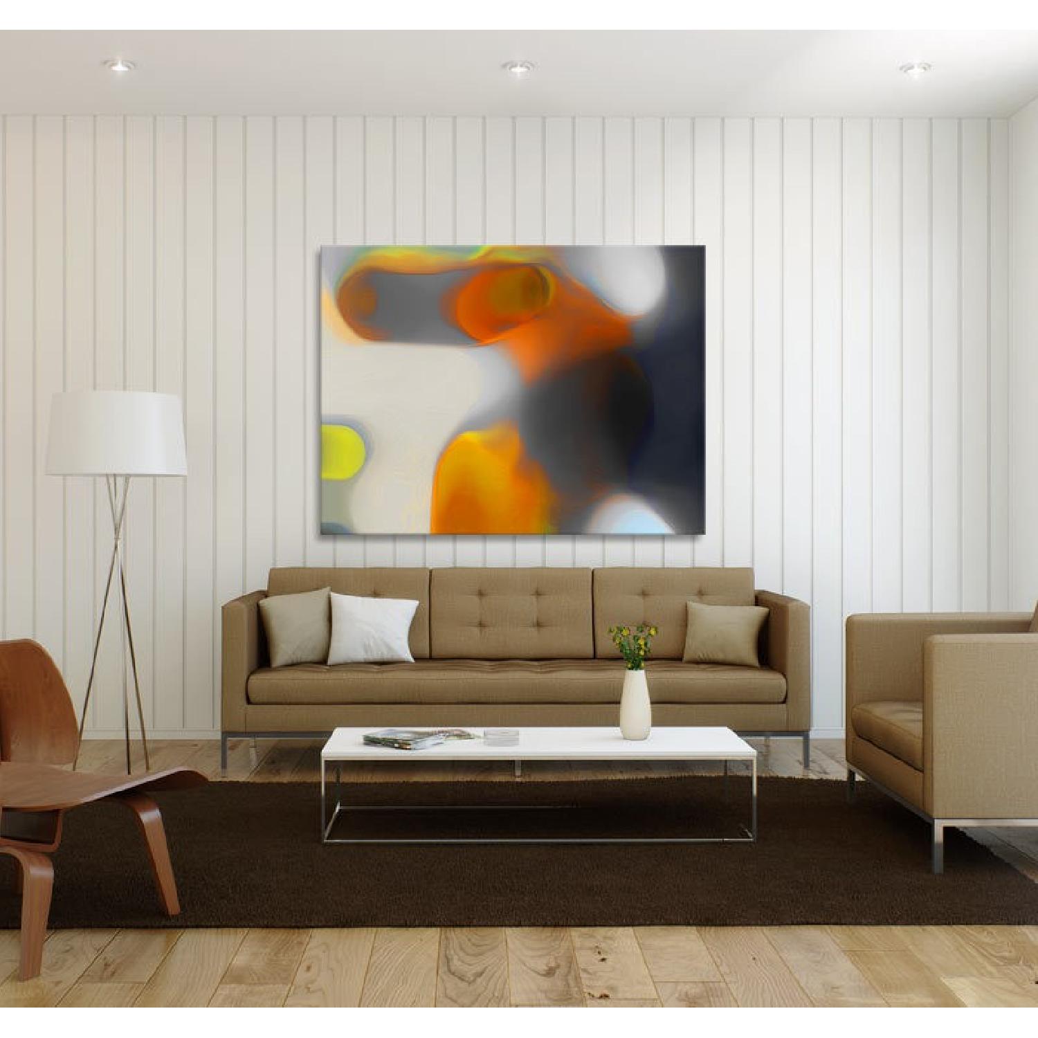 Abstract Canvas In Black Floating Frame - image-3