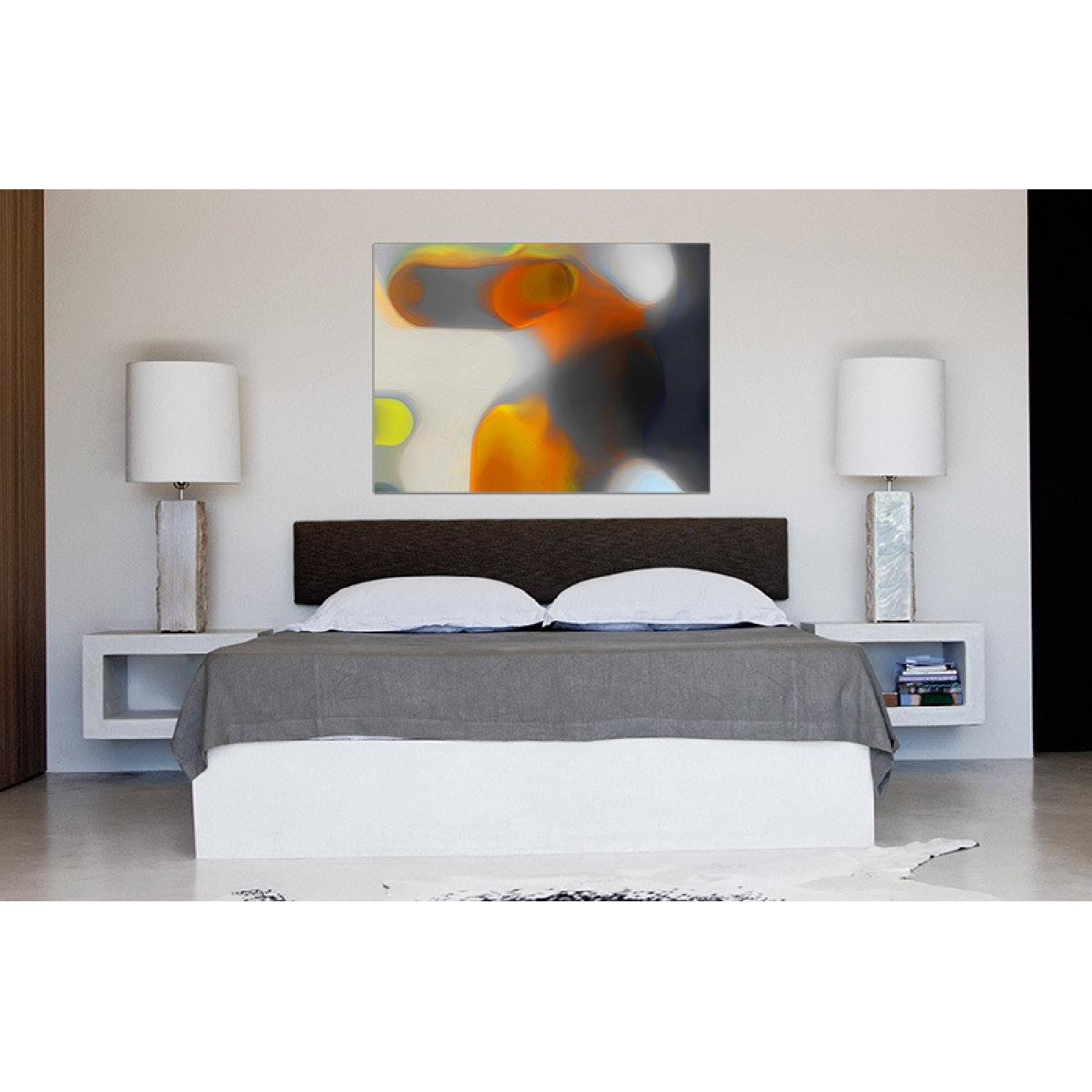 Abstract Canvas In Black Floating Frame - image-5