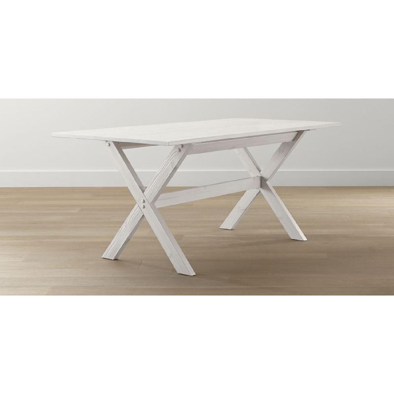 Crate & Barrel Indoor Picnic Table - image-1