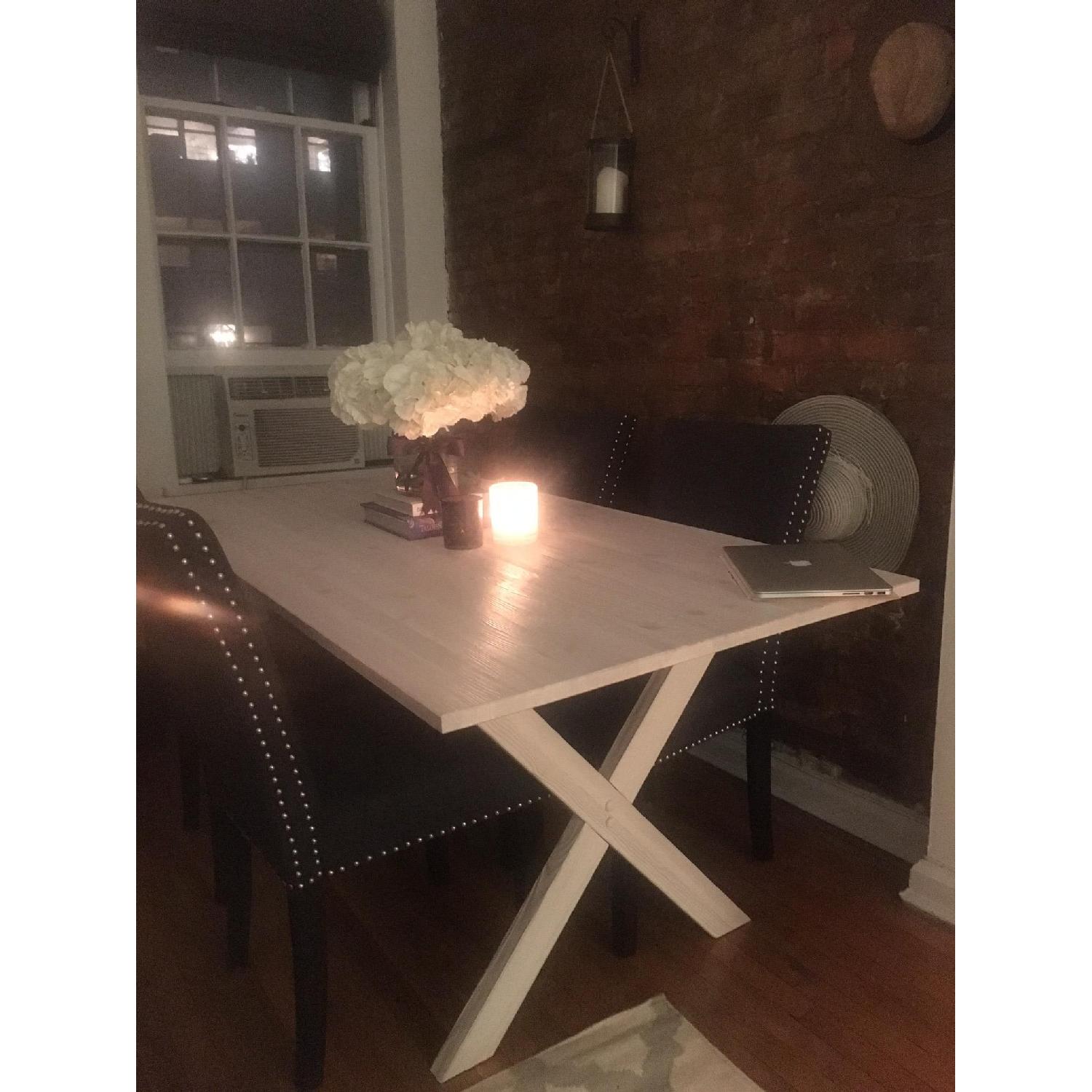 Crate & Barrel Indoor Picnic Table - image-4