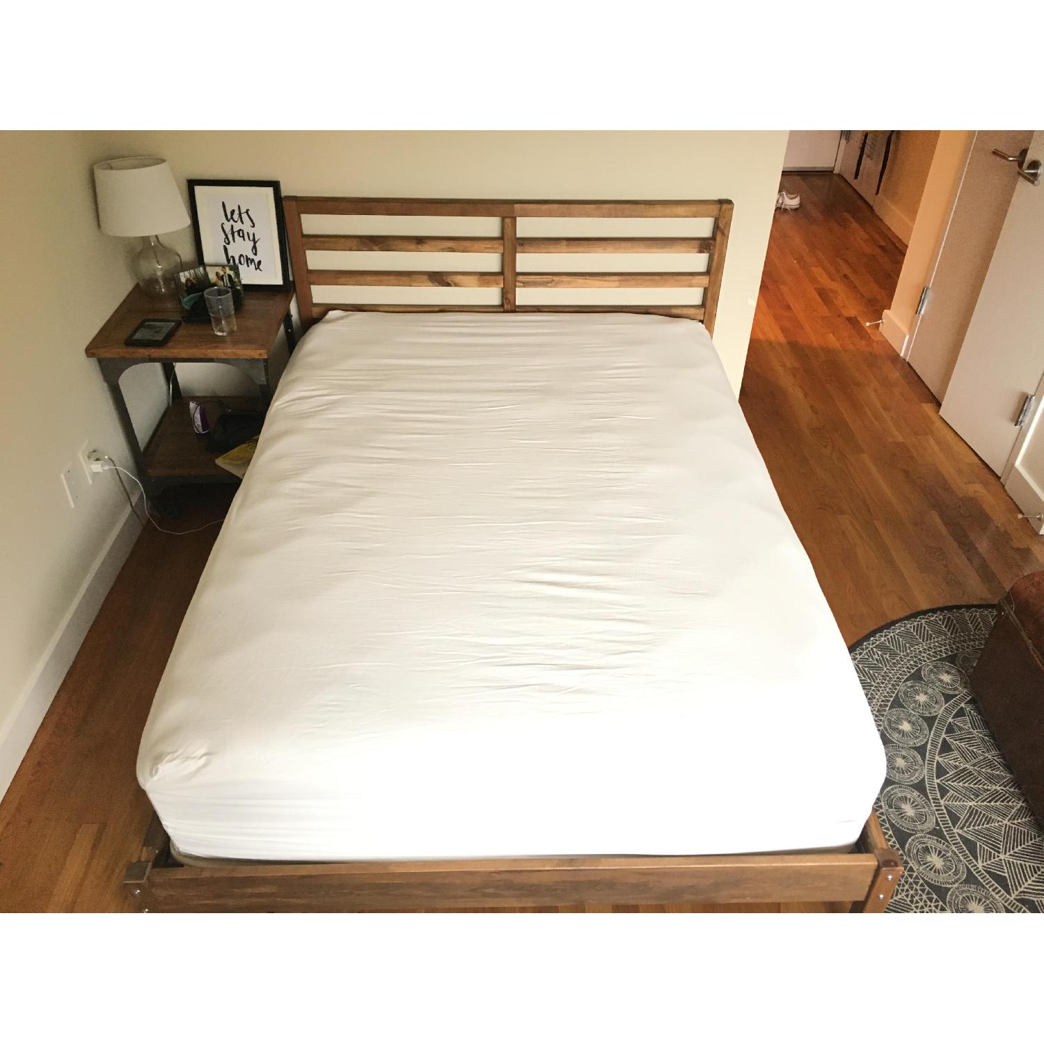 Ikea Tarva Full Size Bed Frame w/ Slats AptDeco