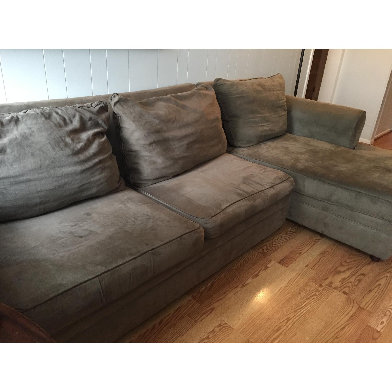 Olive Green Sectional Sofa - image-6