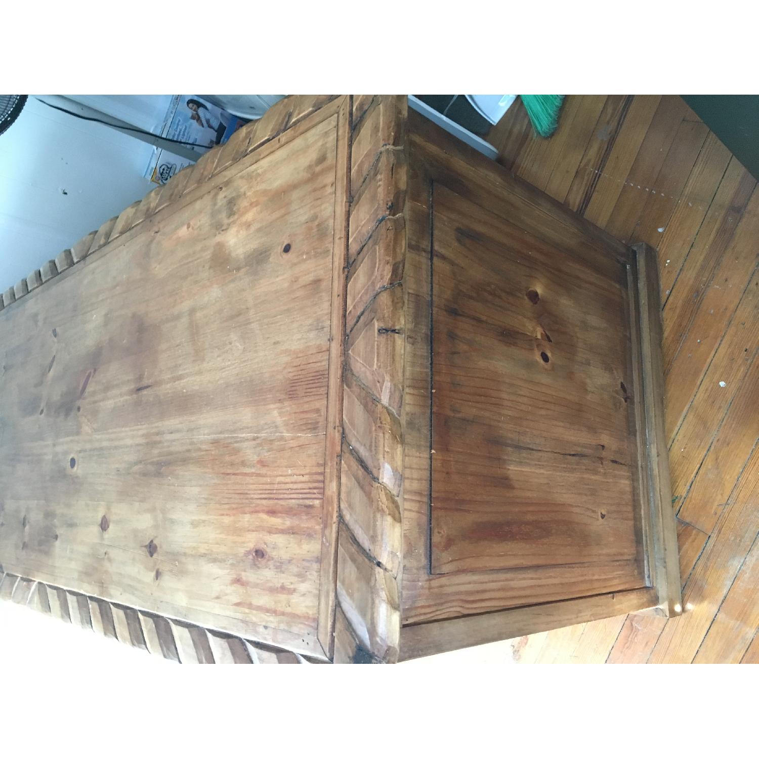 Rustic Pine Collection Texas Executive Desk - image-2