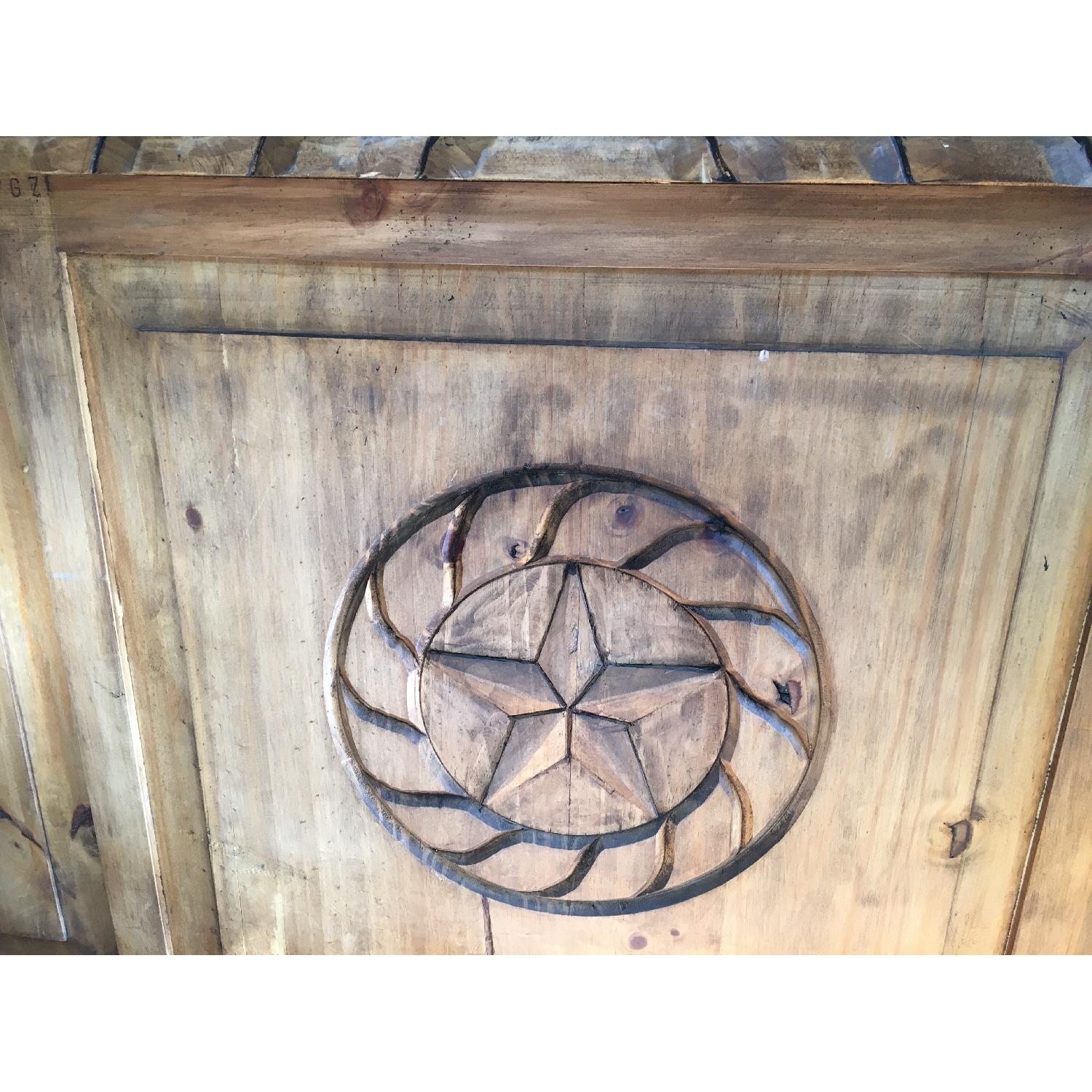 Rustic Pine Collection Texas Executive Desk - image-4