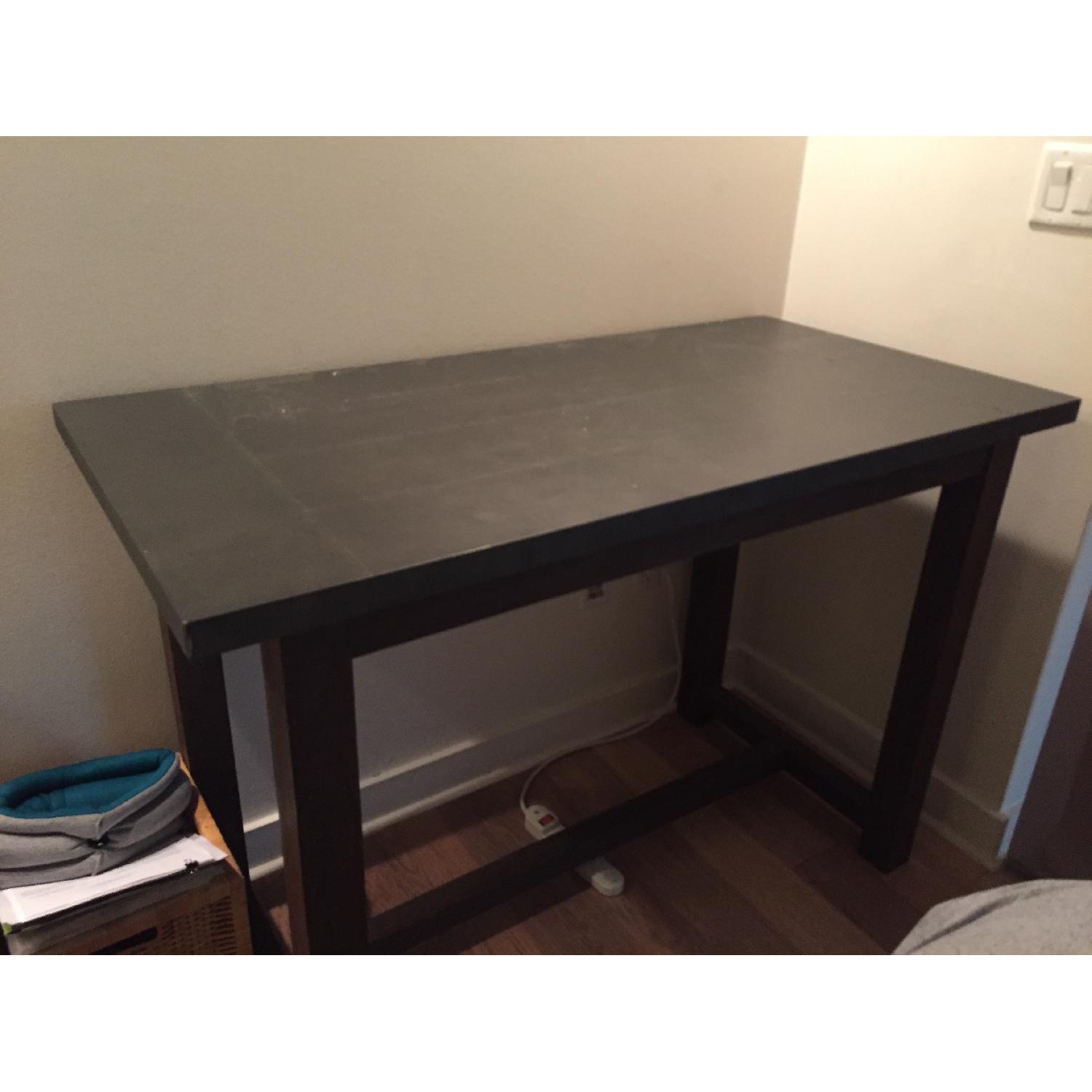 Crate & Barrel Galvin High Dining Table AptDeco