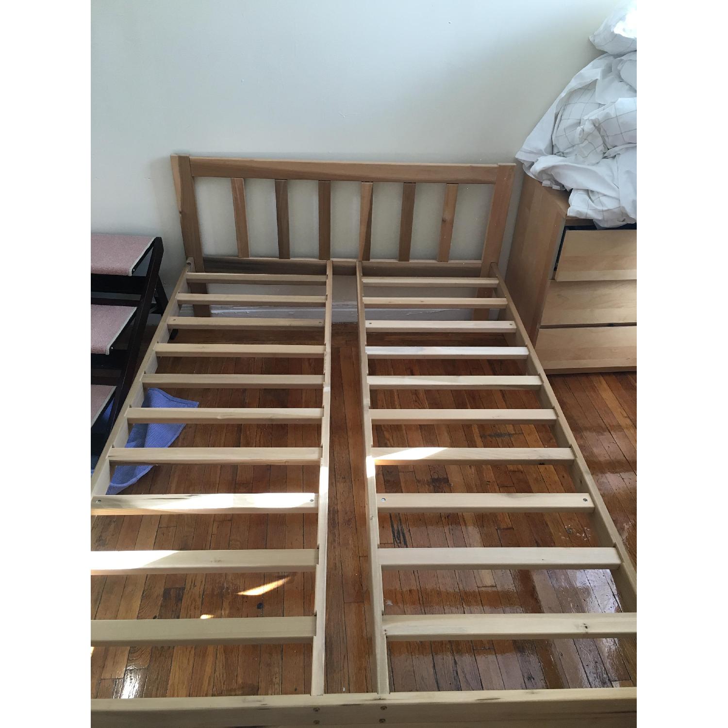 Full Size Platform Bed Frame w/ Headboard - image-1