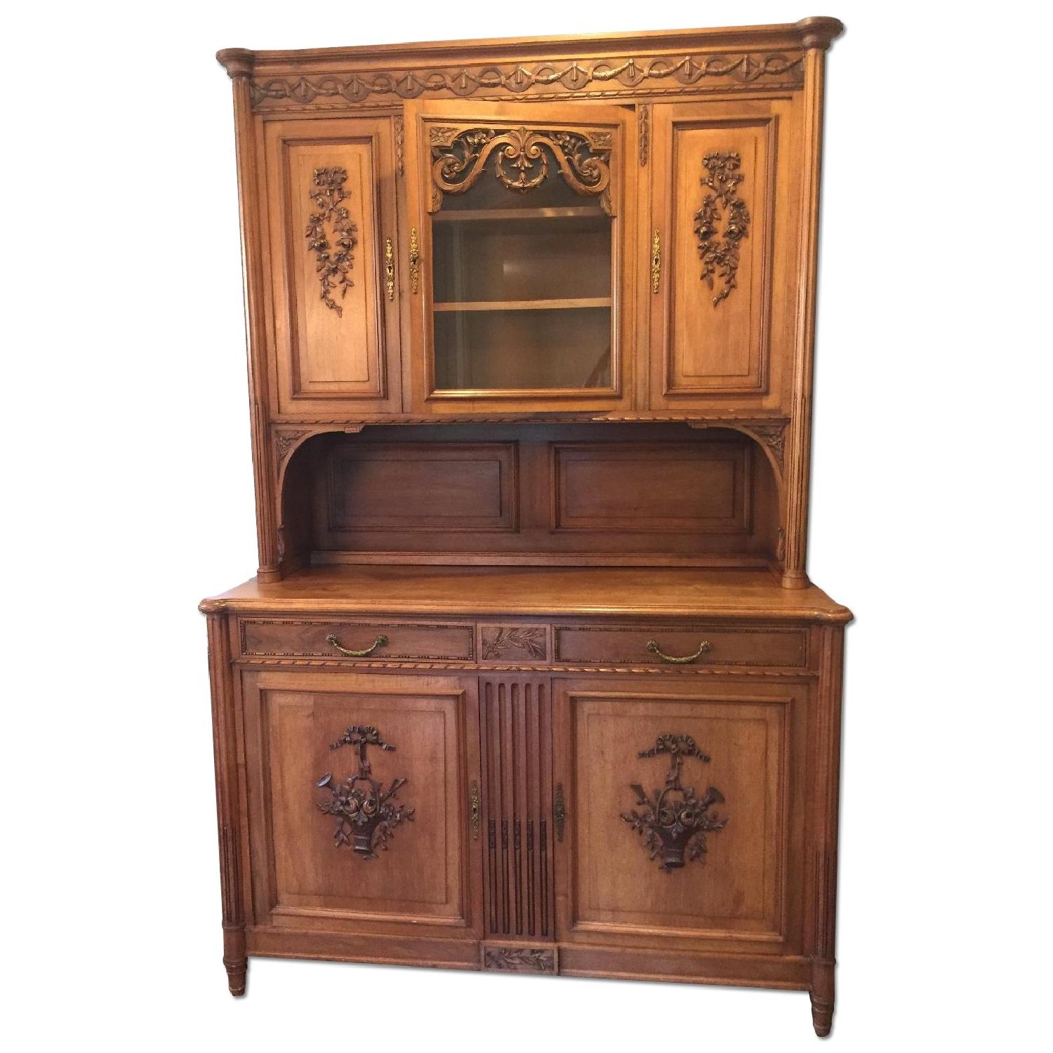 French Provincial Buffet w/ Hutch AptDeco