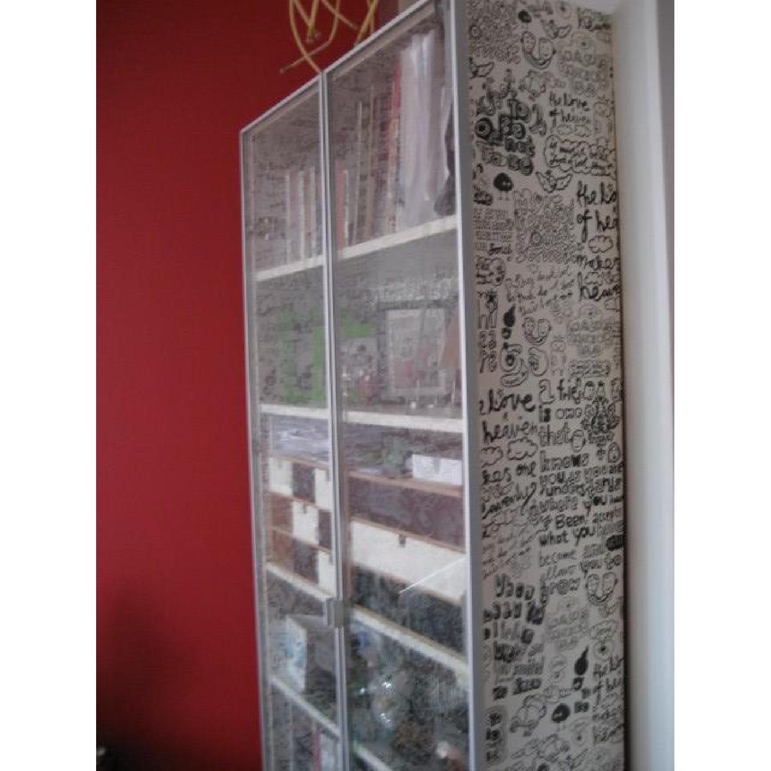 Ikea Billy Animated Bookcase w/ Glass Door - image-2