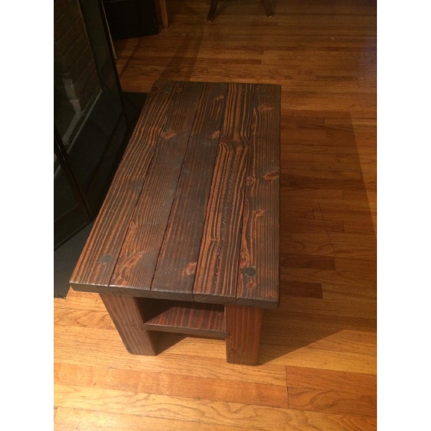 Handcrafted Coffee Table/TV Stand - image-2