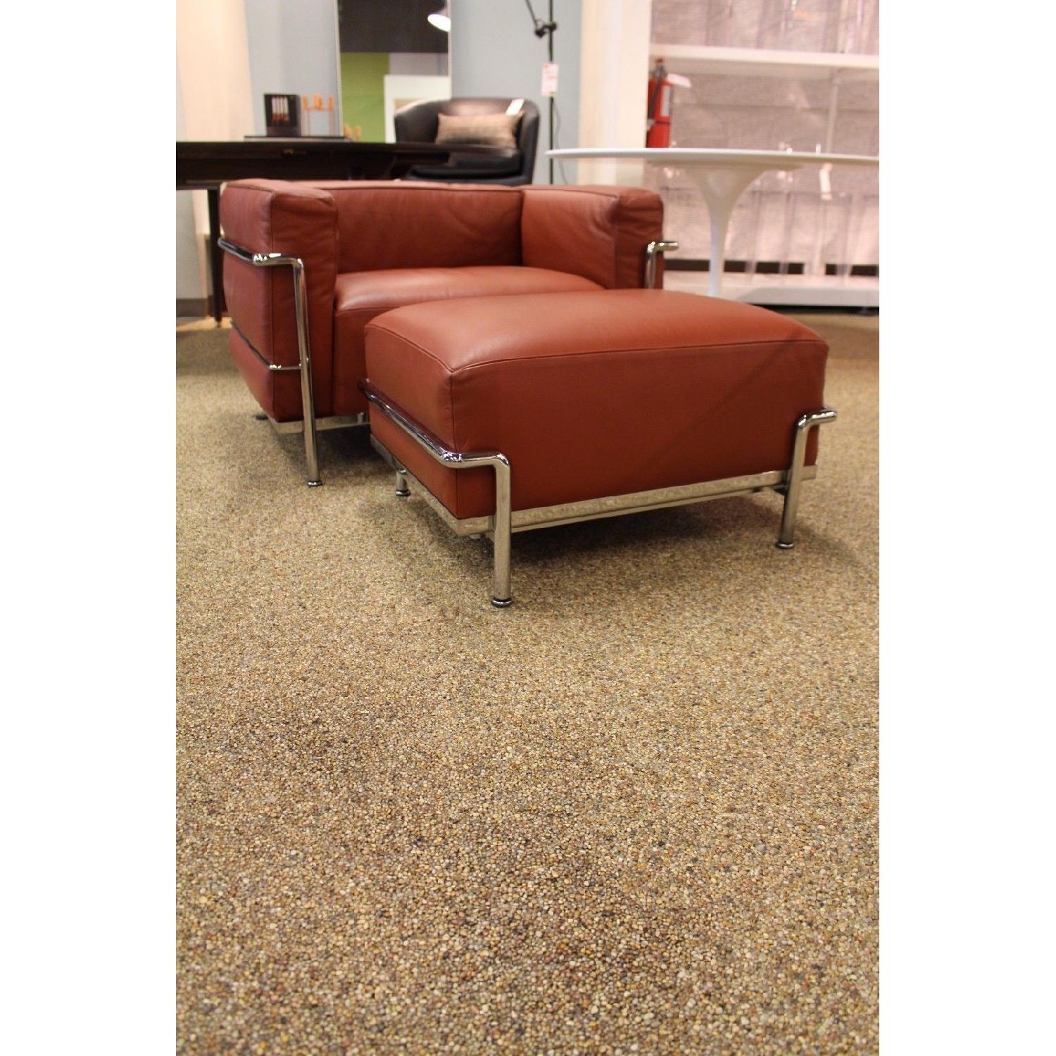 Design Within Reach Cassina Le Corbusier LC3 Chair & LC2 Ottoman - image-1