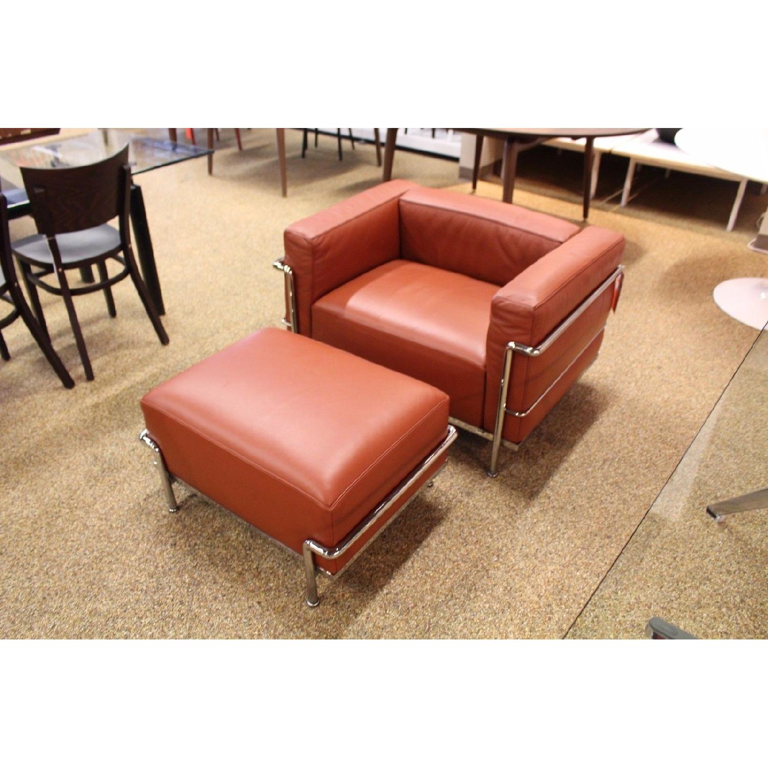 Design Within Reach Cassina Le Corbusier LC3 Chair & LC2 Ottoman - image-6