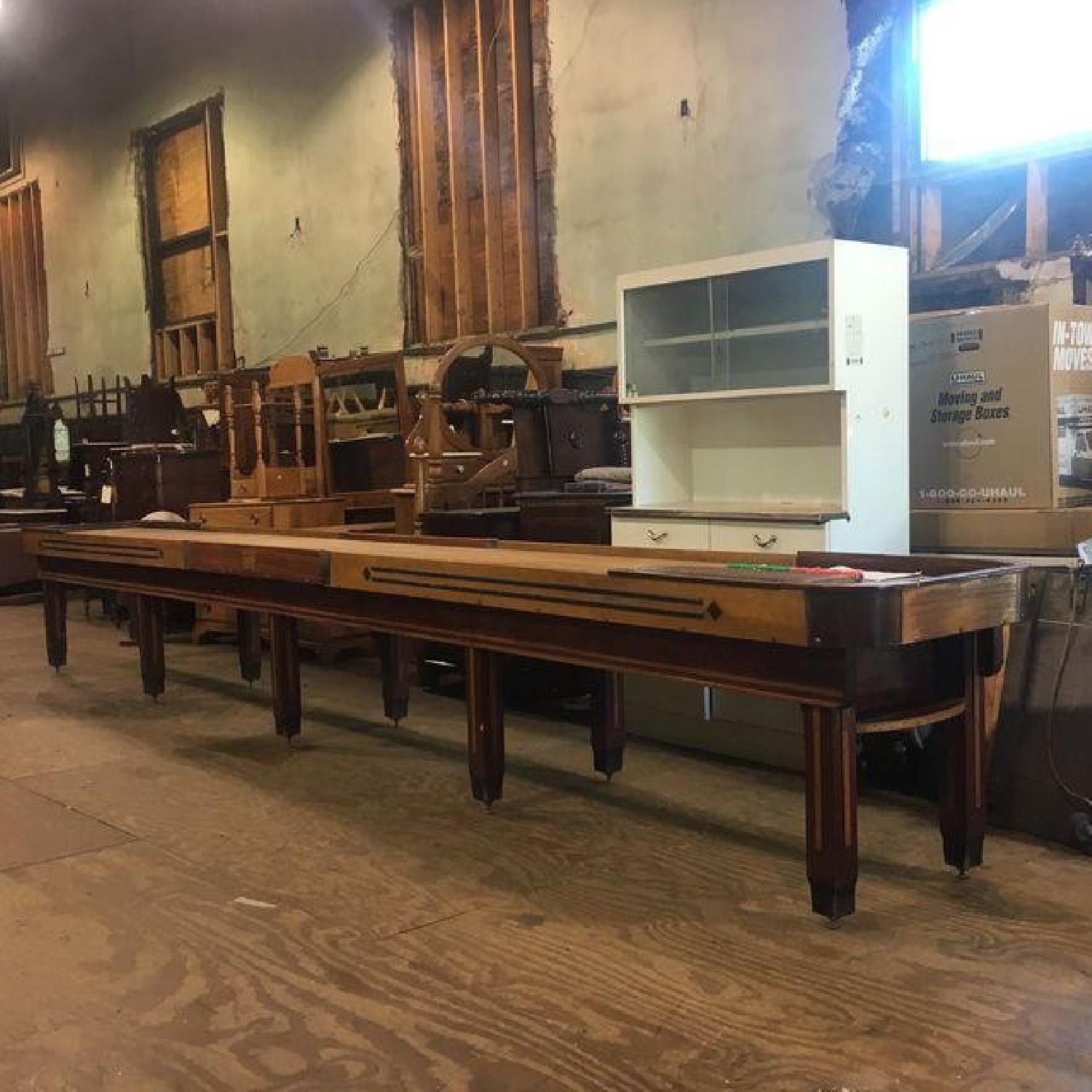 Antique Art Deco Shuffleboard Table - image-1