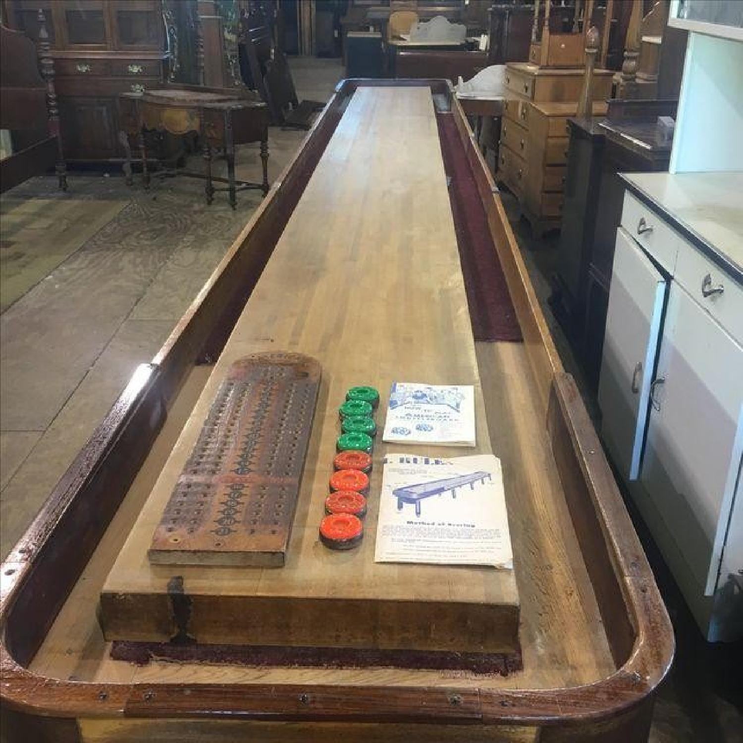 Antique Art Deco Shuffleboard Table - image-4