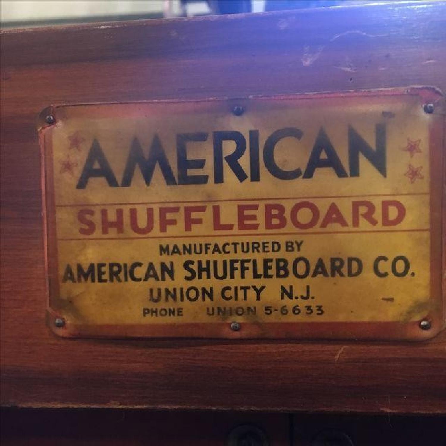 Antique Art Deco Shuffleboard Table - image-5