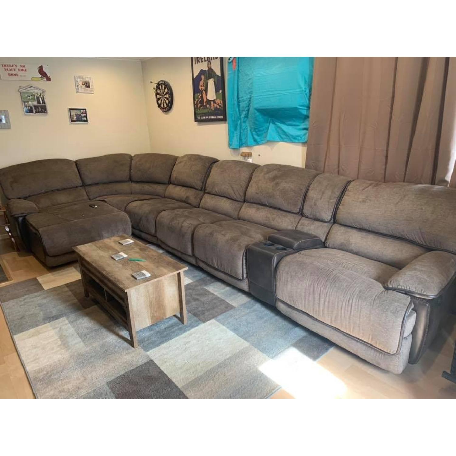 Bob's Dawson 7 Piece Sectional Sofa AptDeco