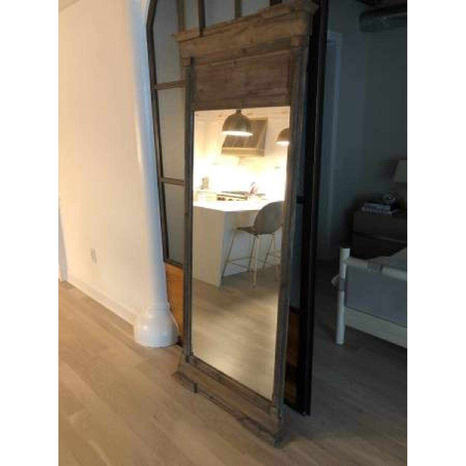 Restoration Hardware Hand-Carved Mirror - image-3