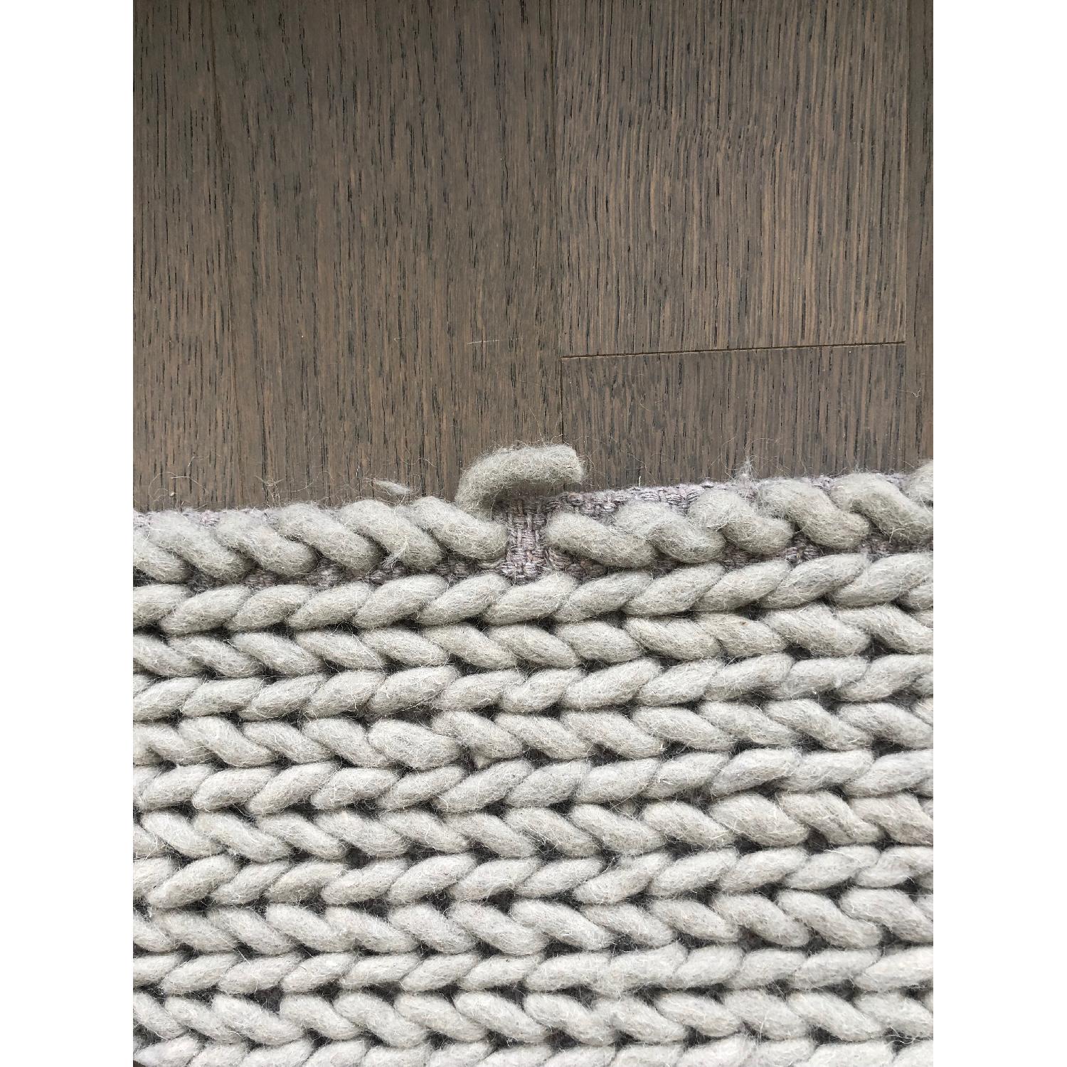 nuLOOM Handmade Gray Wool Cable Rug - image-4