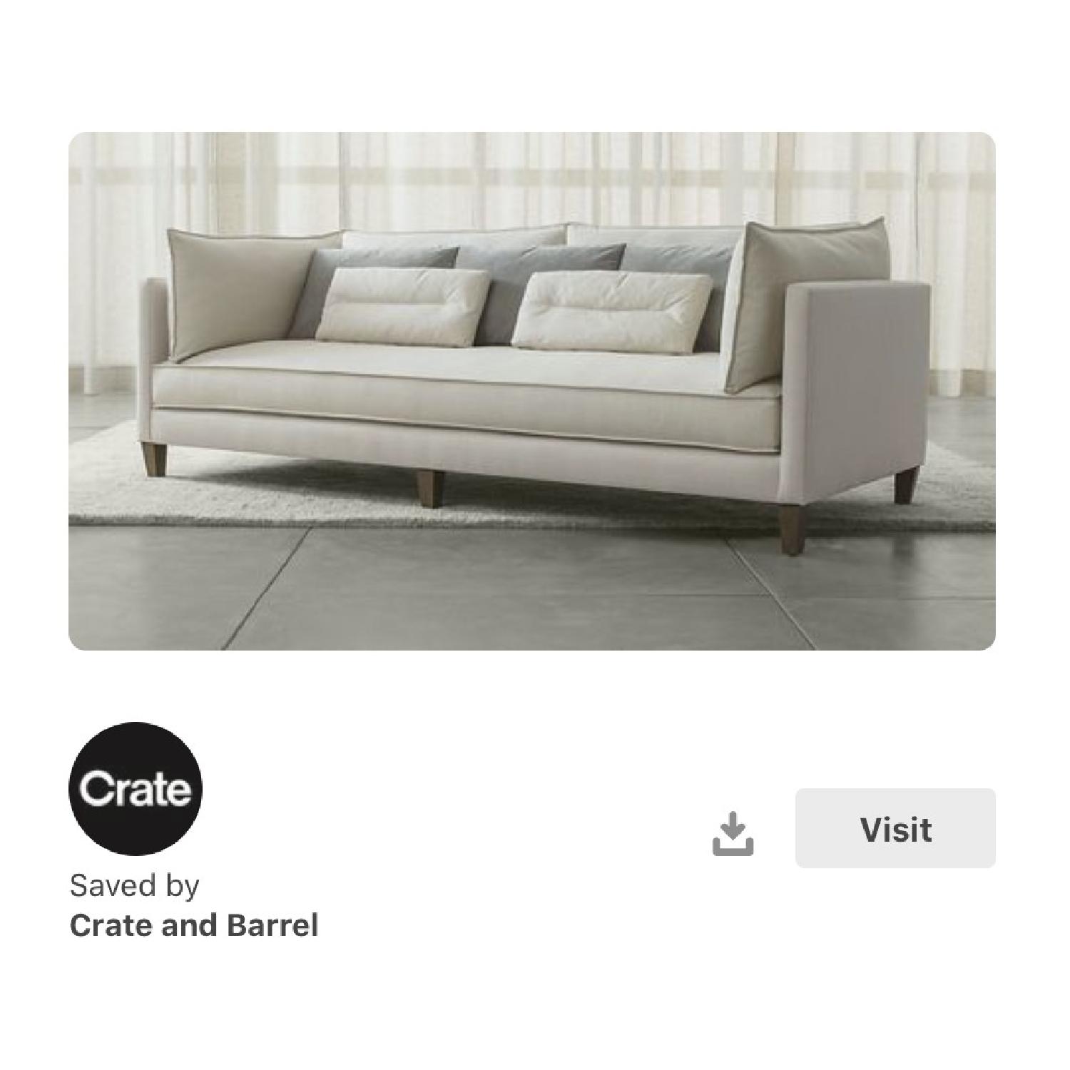 Crate & Barrel Asana Sofa - image-3