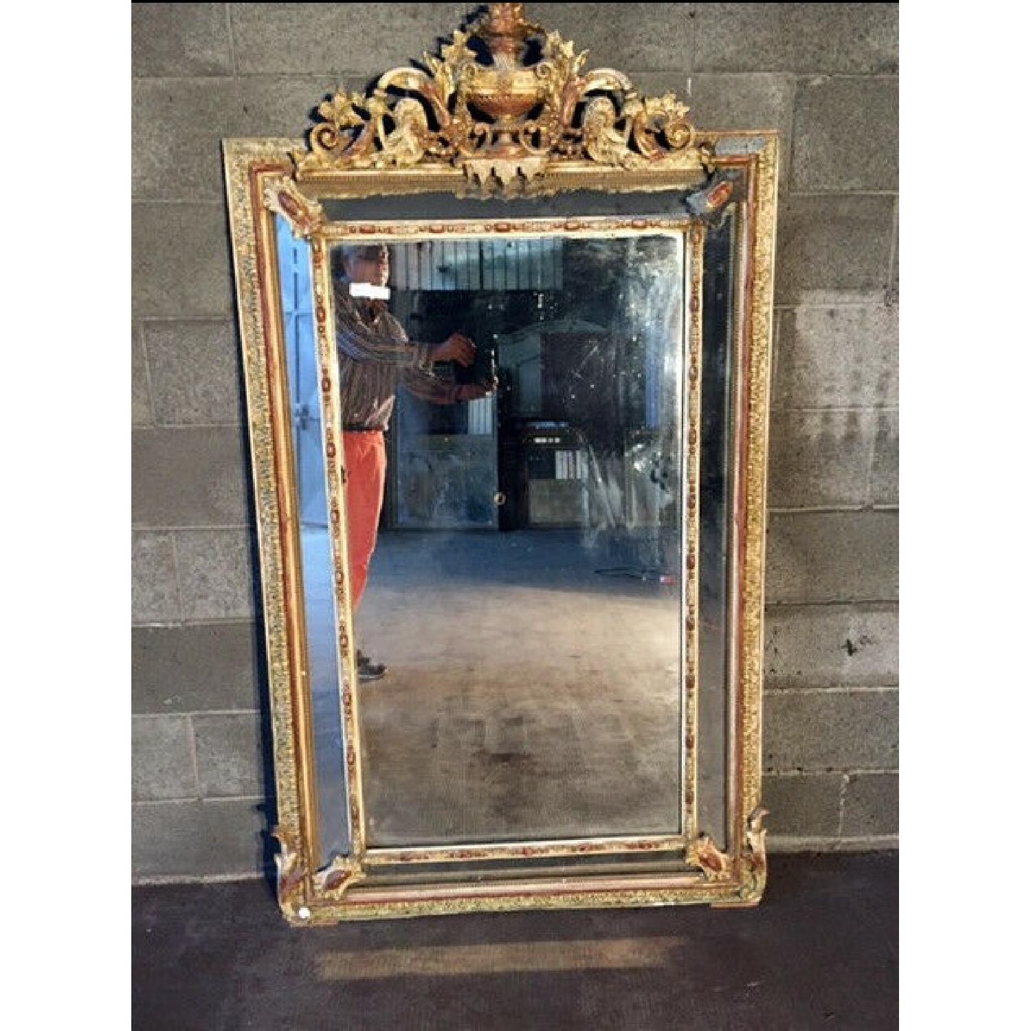 Antique Italian Louis XVI Mirror - image-1