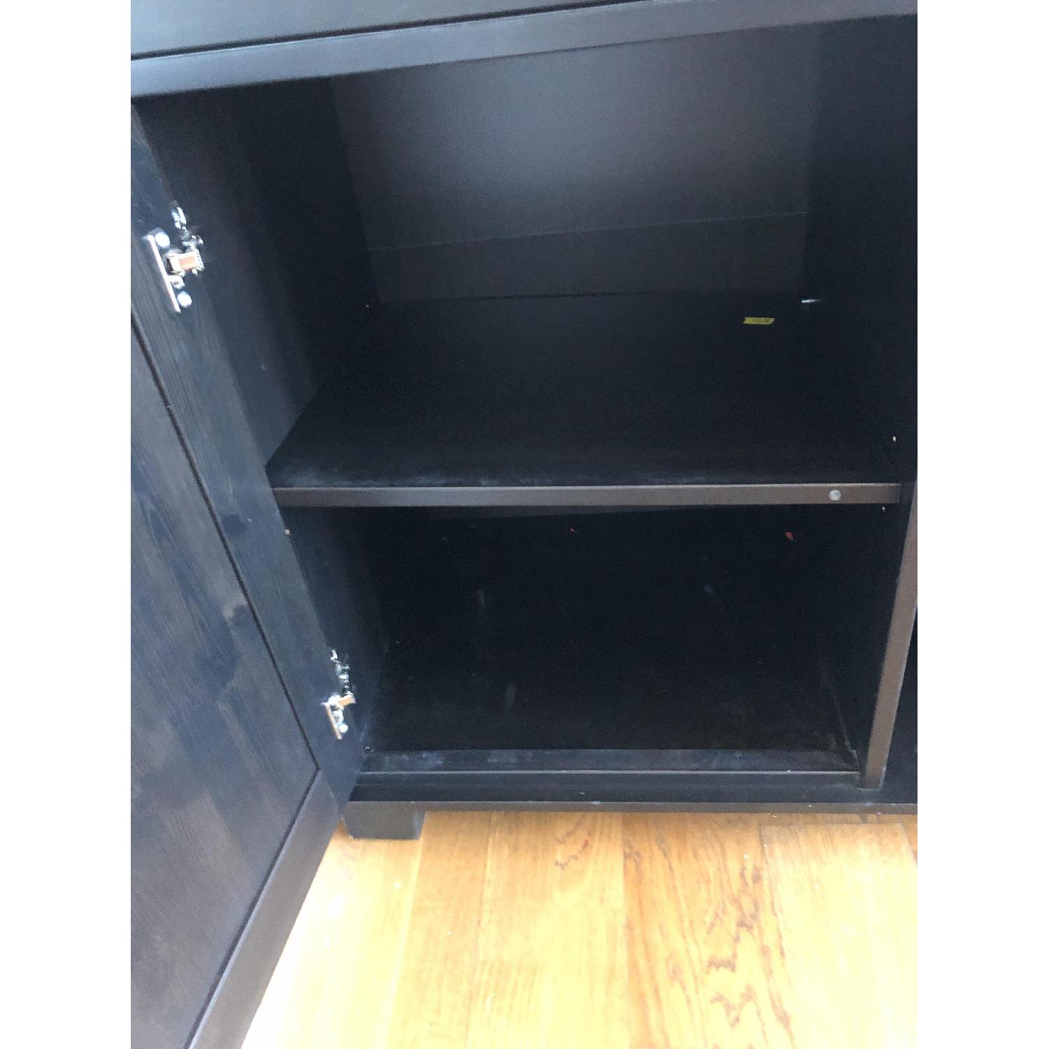 Ikea Dark Brown Buffet w/ Shelves - image-3