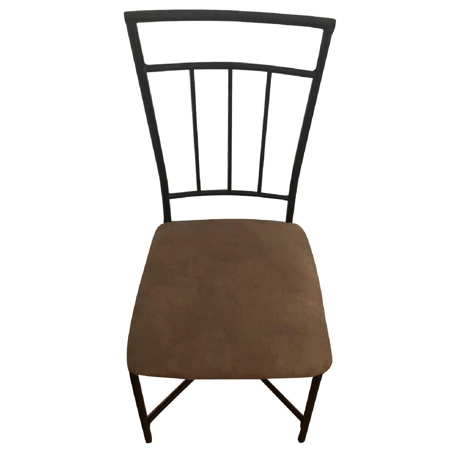 Black Metal Kitchen Chair AptDeco