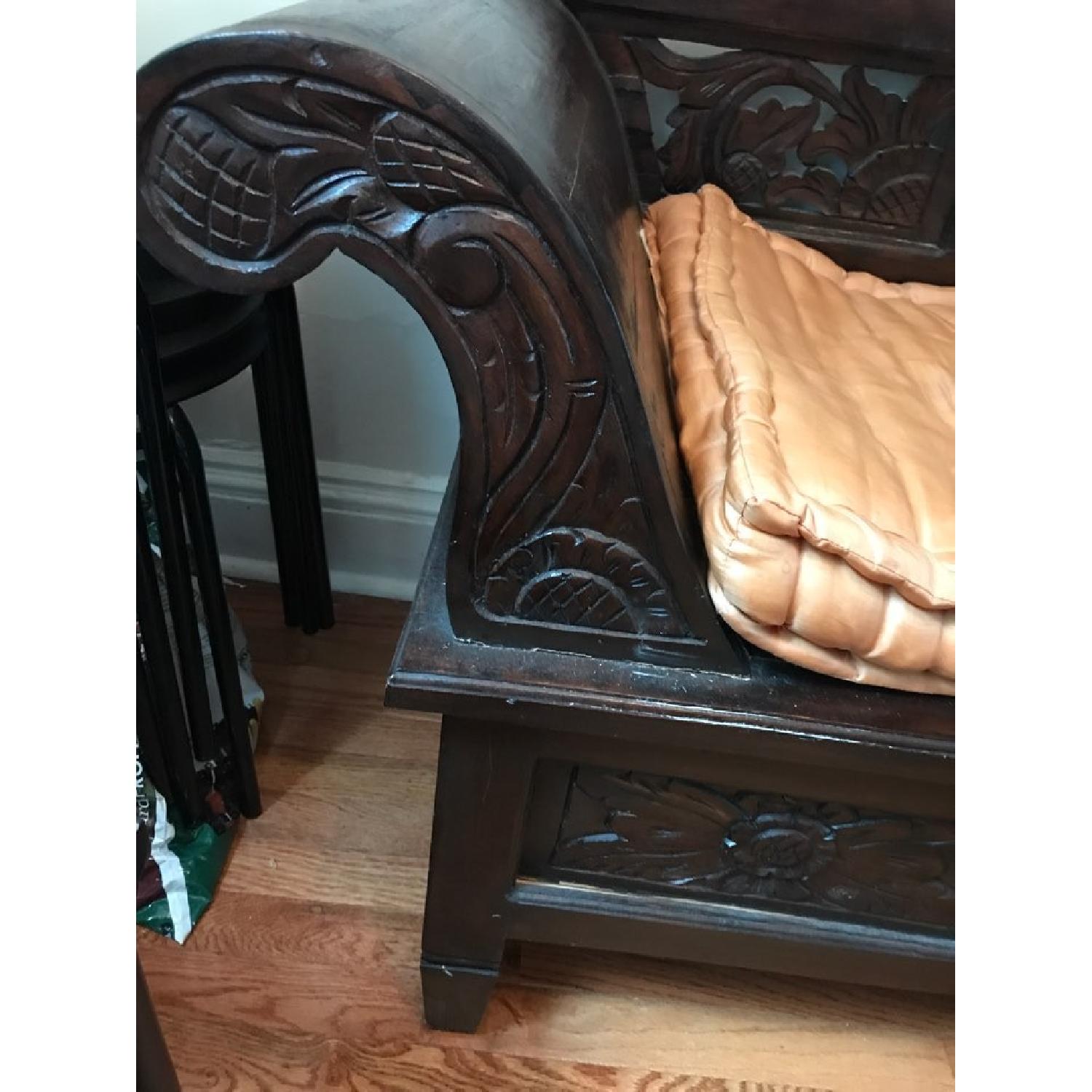 Hand-Carved Balinese Daybed - image-1