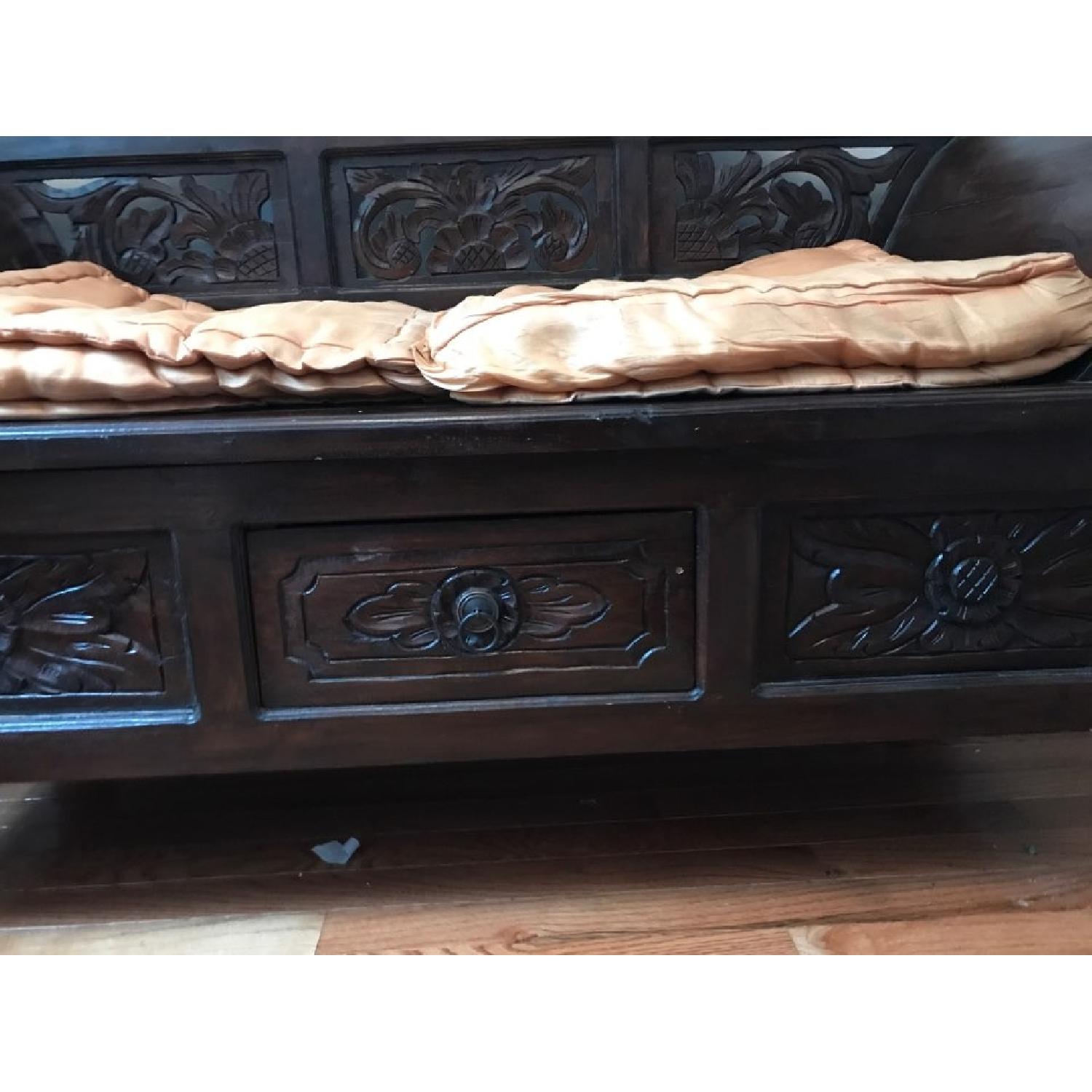 Hand-Carved Balinese Daybed - image-2