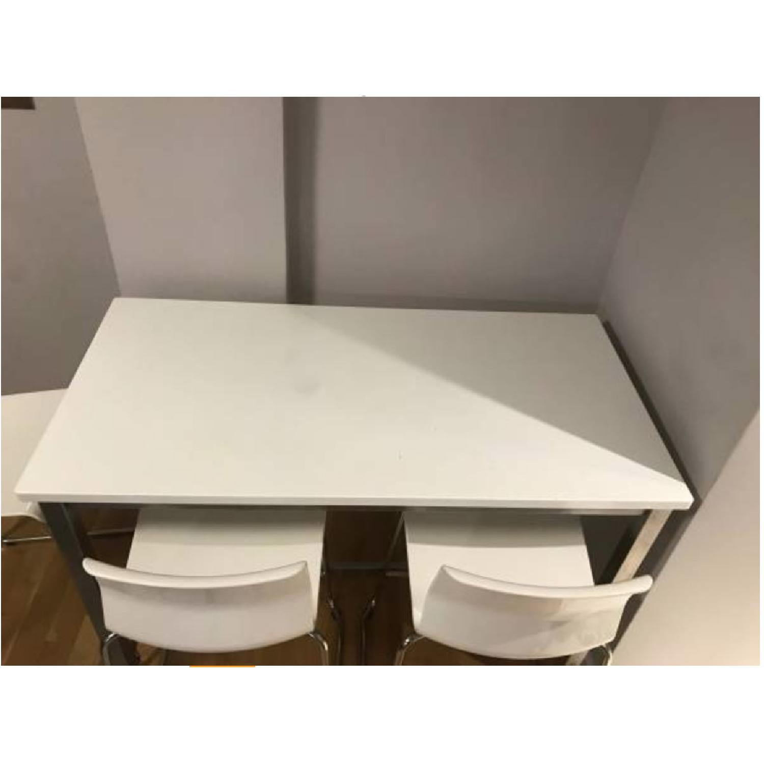 Ikea Utby Table w/ 4 Glenn Bar Stools - image-2