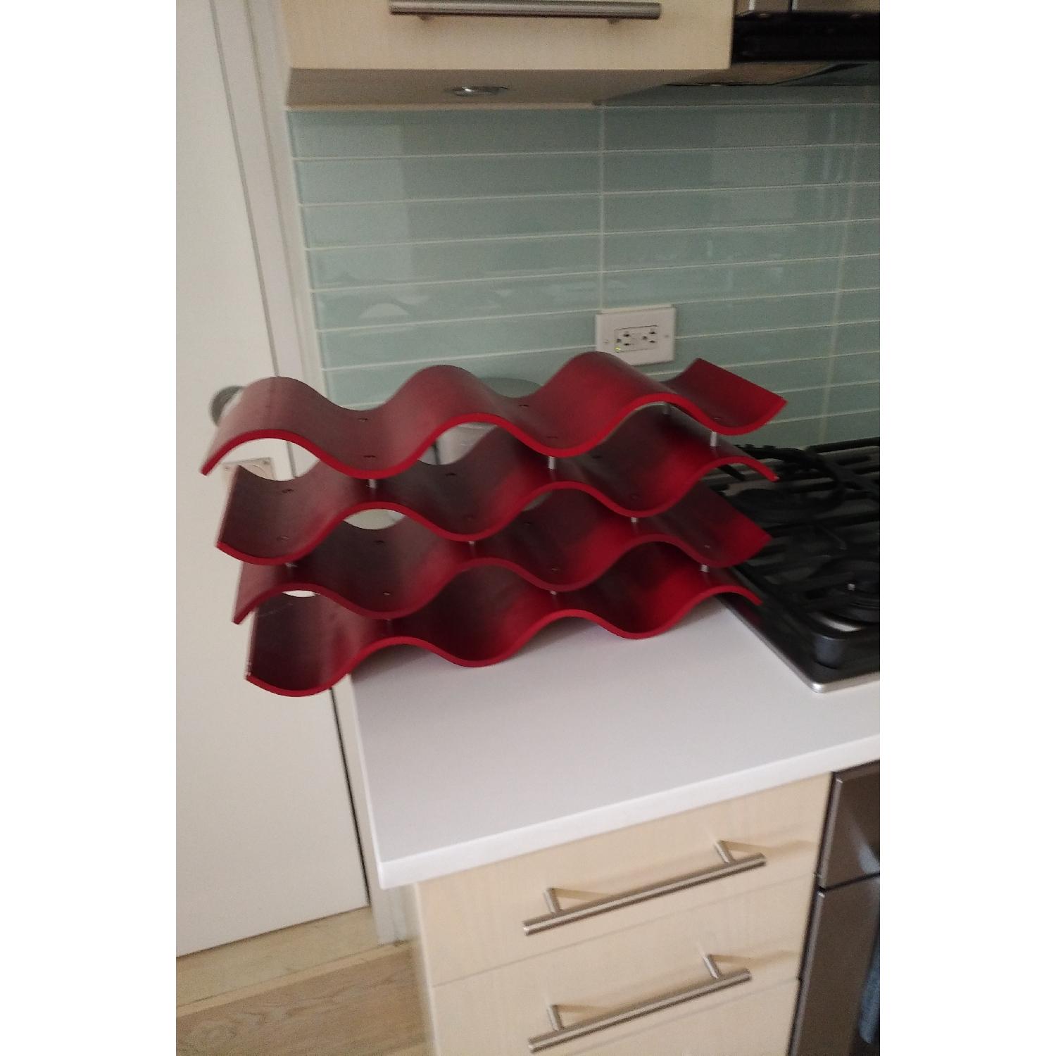 Oenophilia Bali Red 12-Bottle Wine Rack - image-1