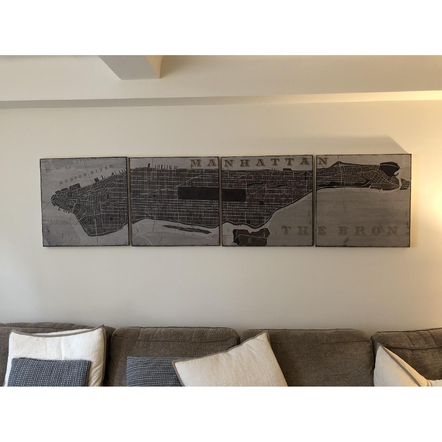 Pottery Barn Manhattan 4 Piece Wall Art - image-1