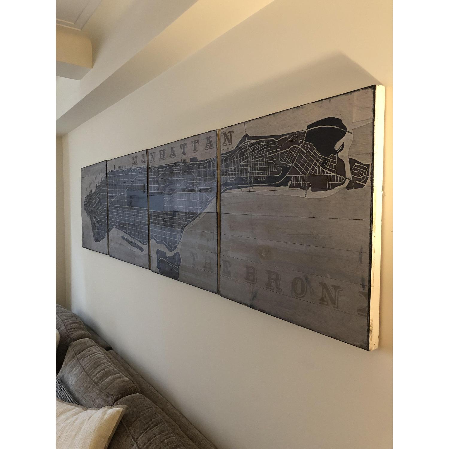 Pottery Barn Manhattan 4 Piece Wall Art - image-4