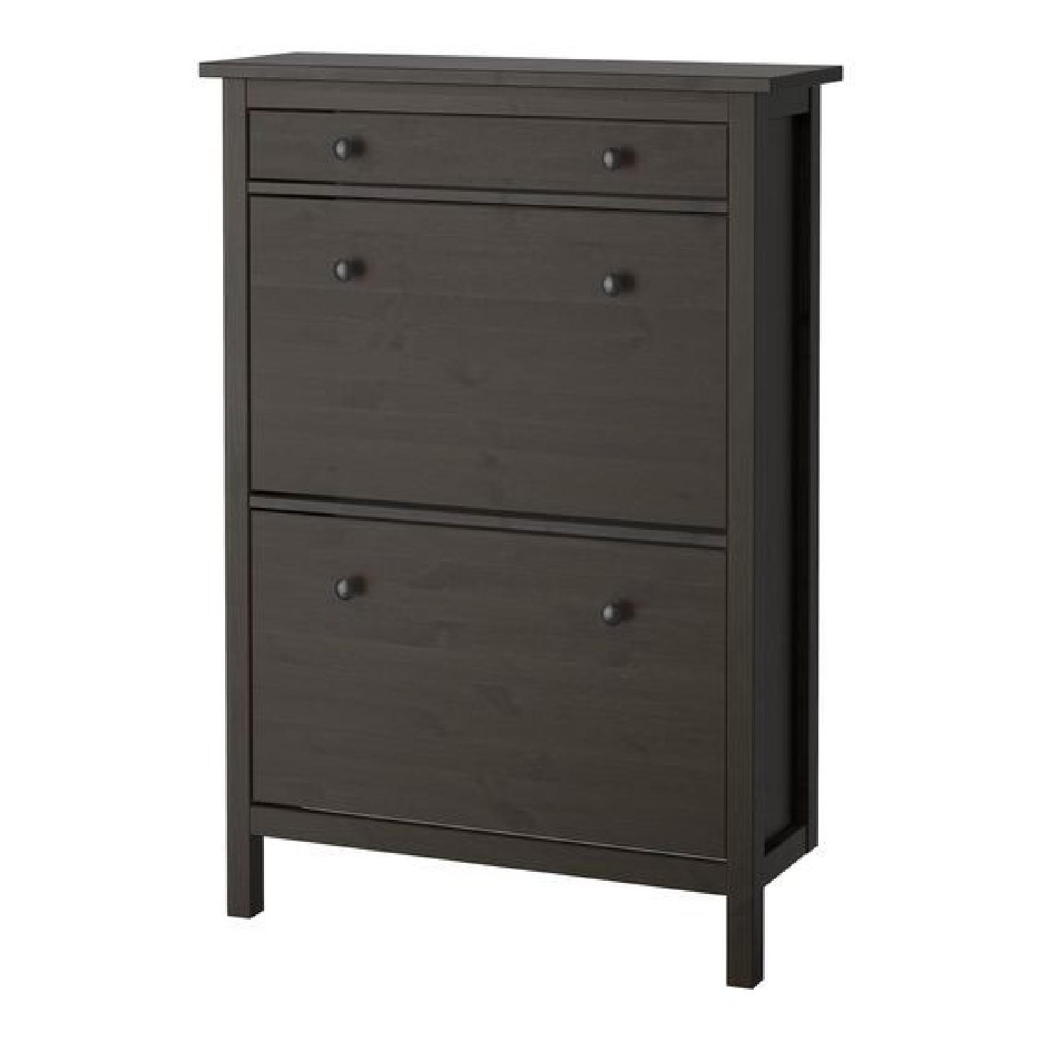 IKEA/HEMNES シューズボックス 楽天市場】IKEAイケアHEMNES ヘムネス靴収納用キャビネット 2