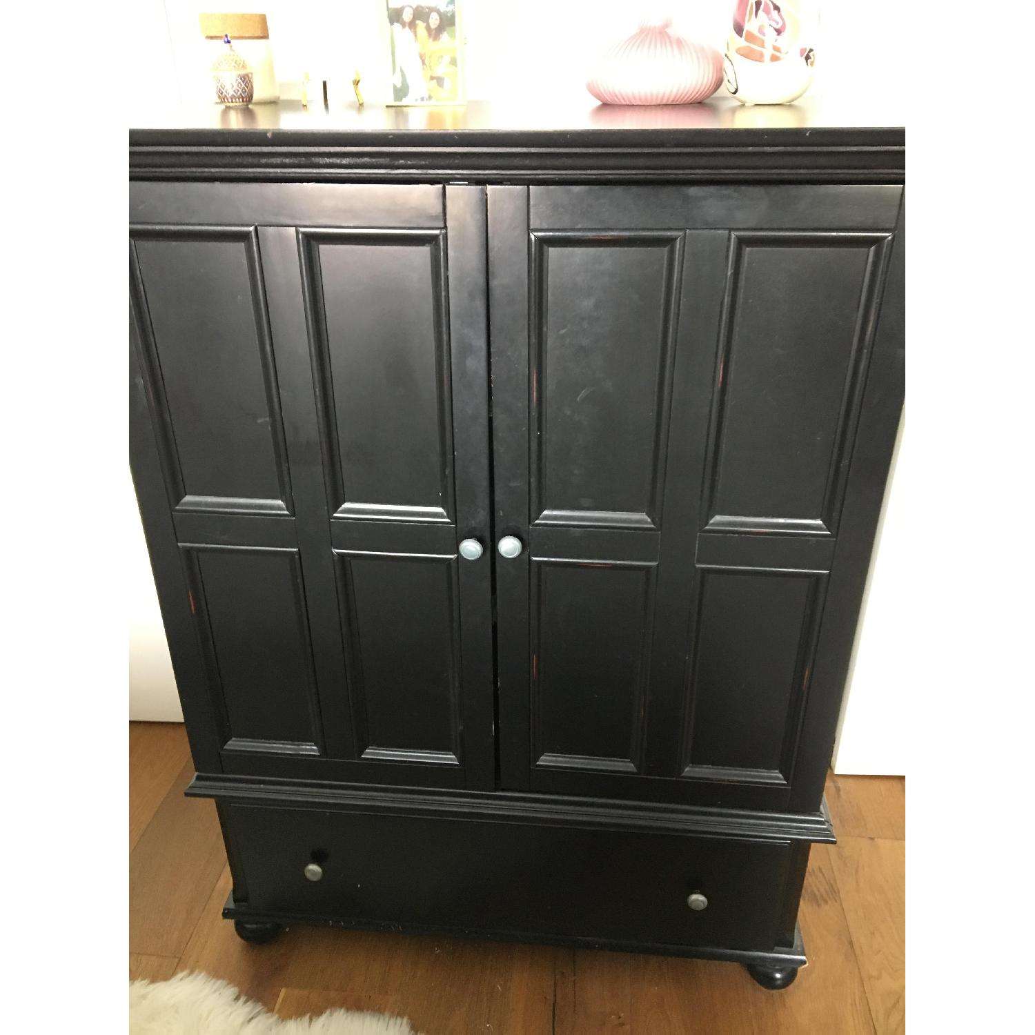 Target Entertainment Center in Black - image-2