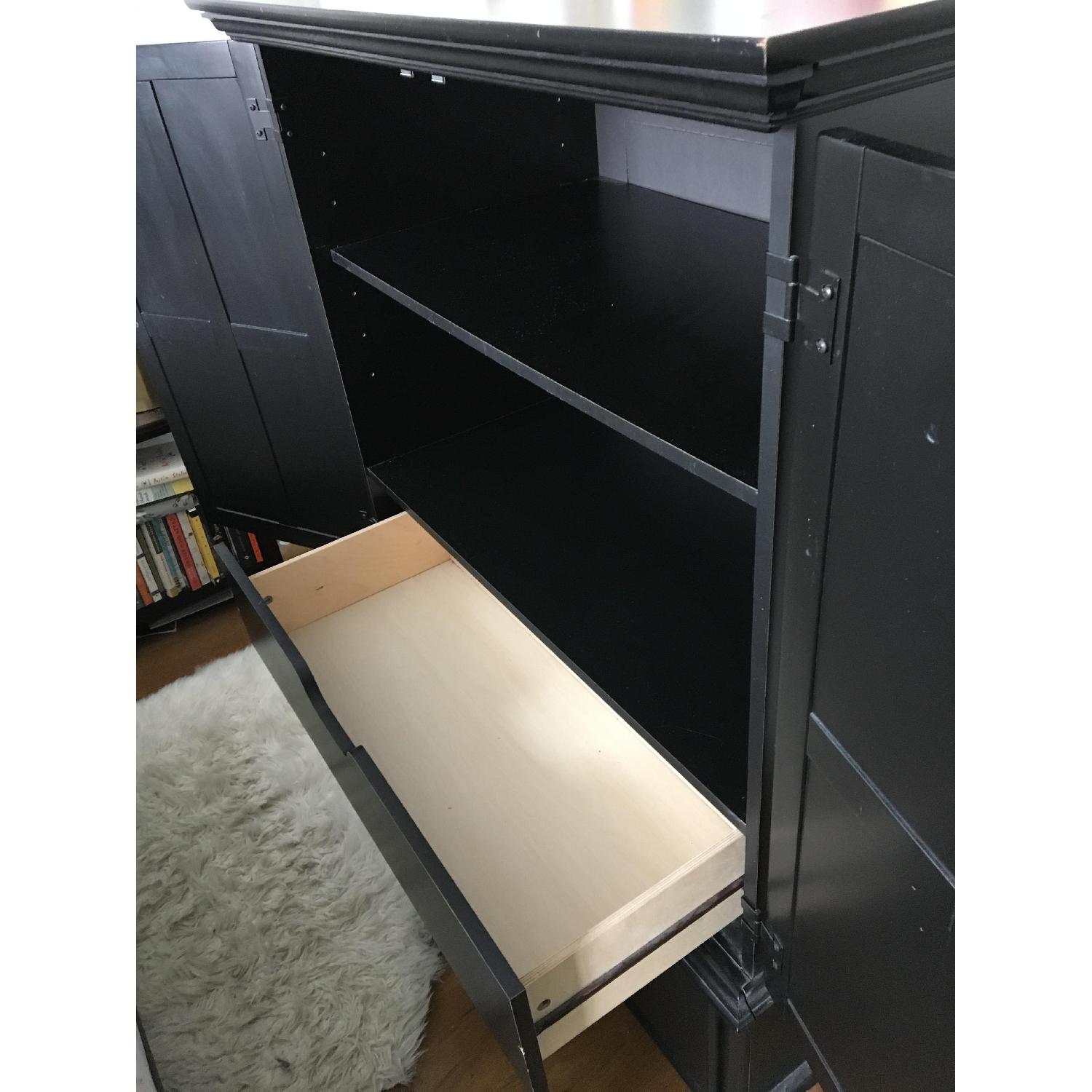 Target Entertainment Center in Black AptDeco