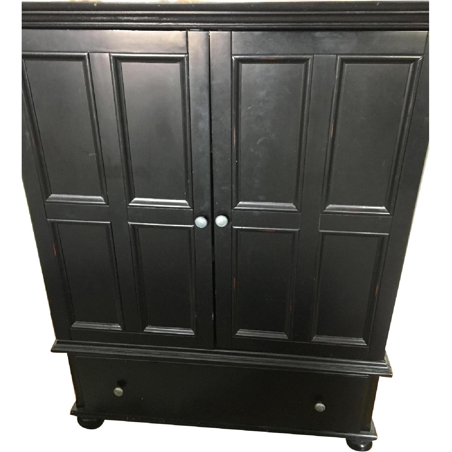 Target Entertainment Center in Black AptDeco