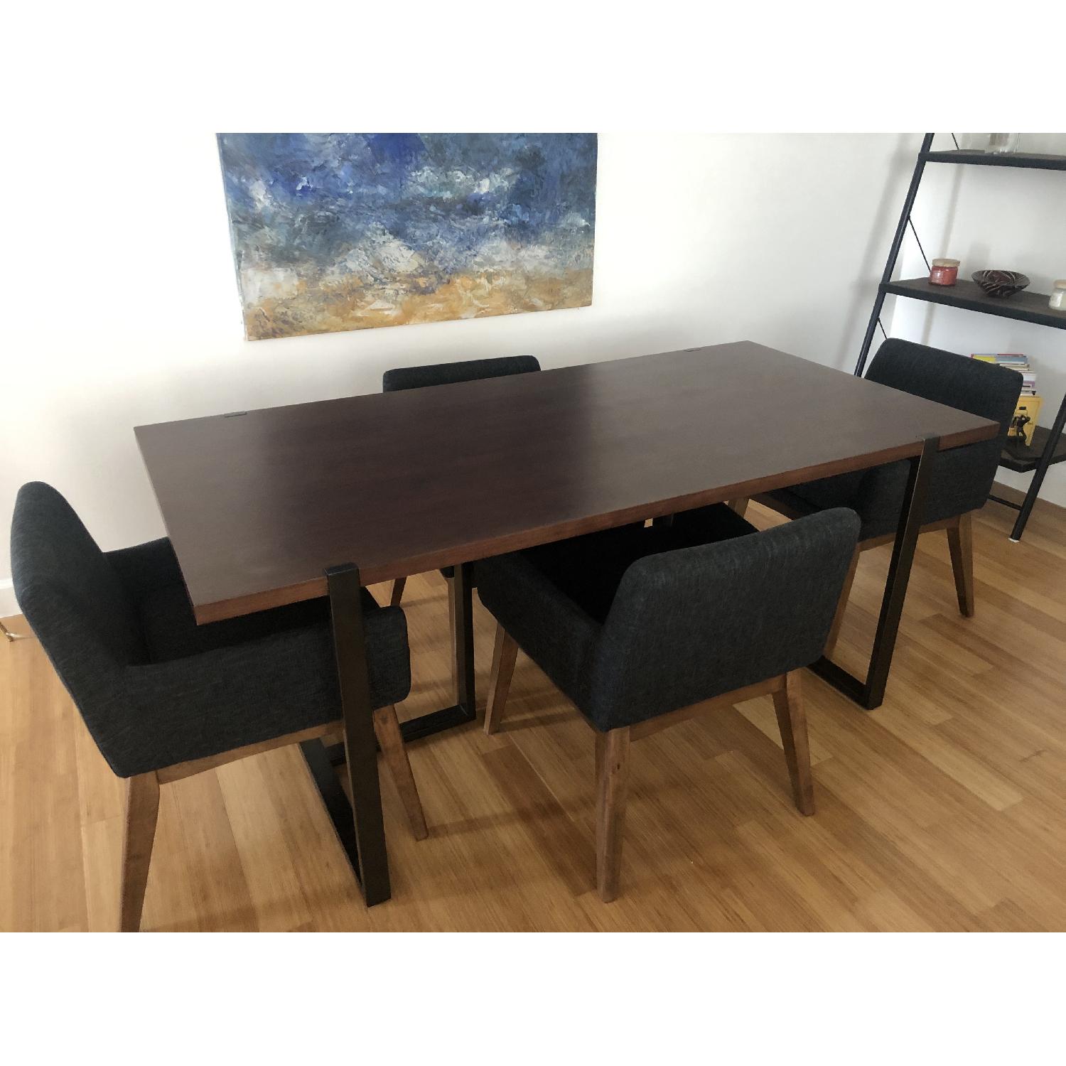 Article Oscuro Dark Walnut Dining Table - image-1